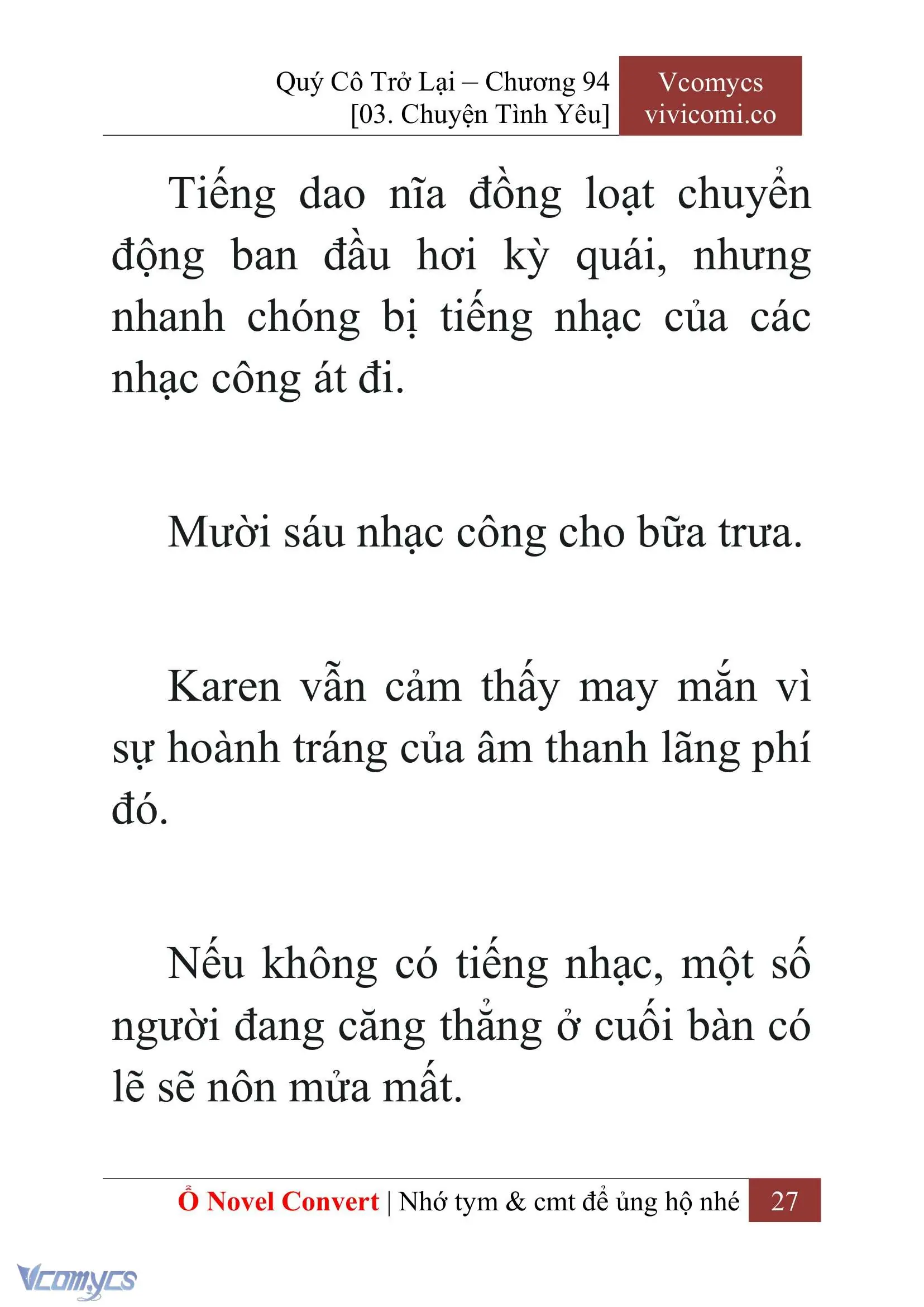 [Novel] Quý Cô Trở Lại Chapter 94 - Trang 30