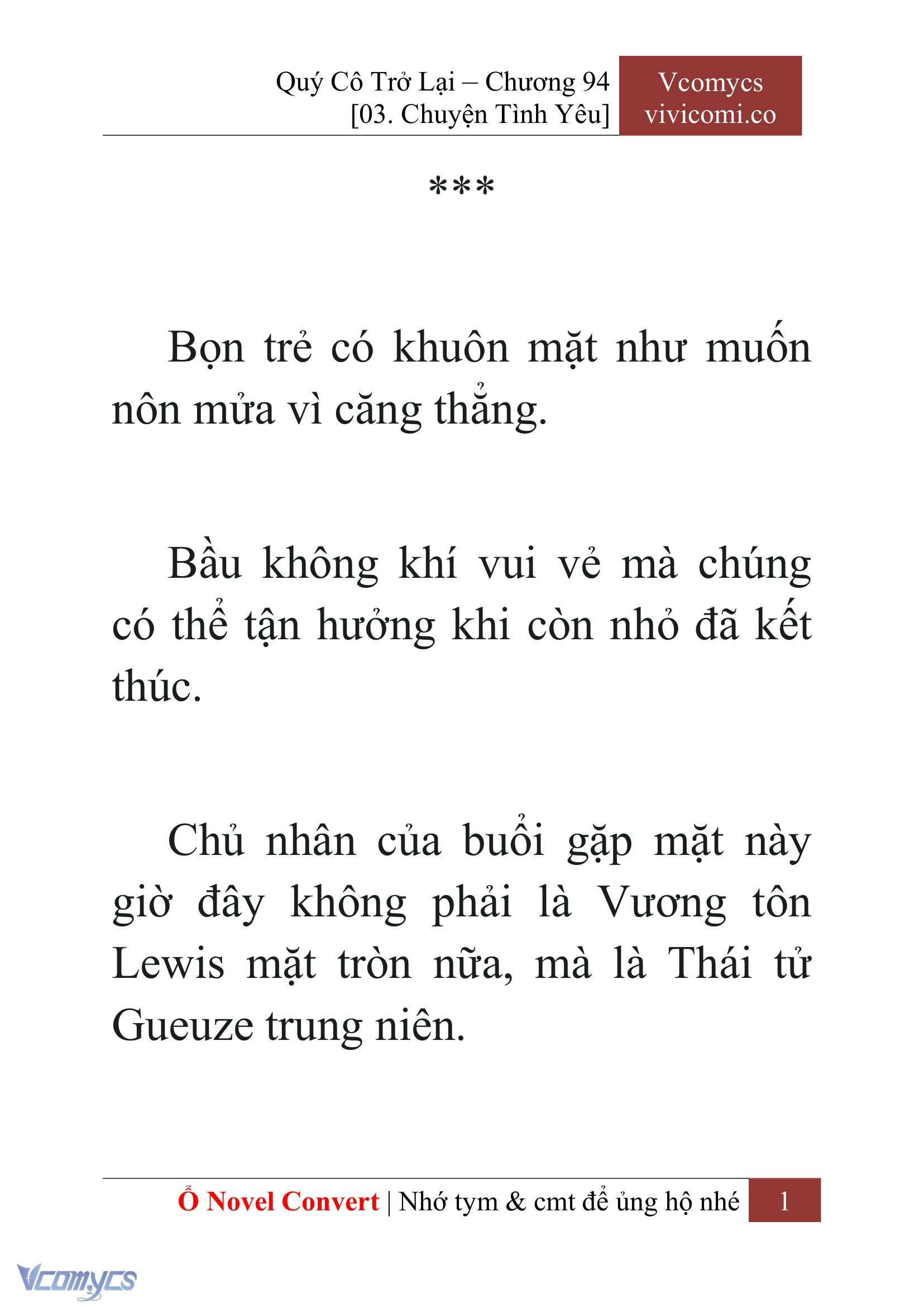 [Novel] Quý Cô Trở Lại Chapter 94 - Trang 4