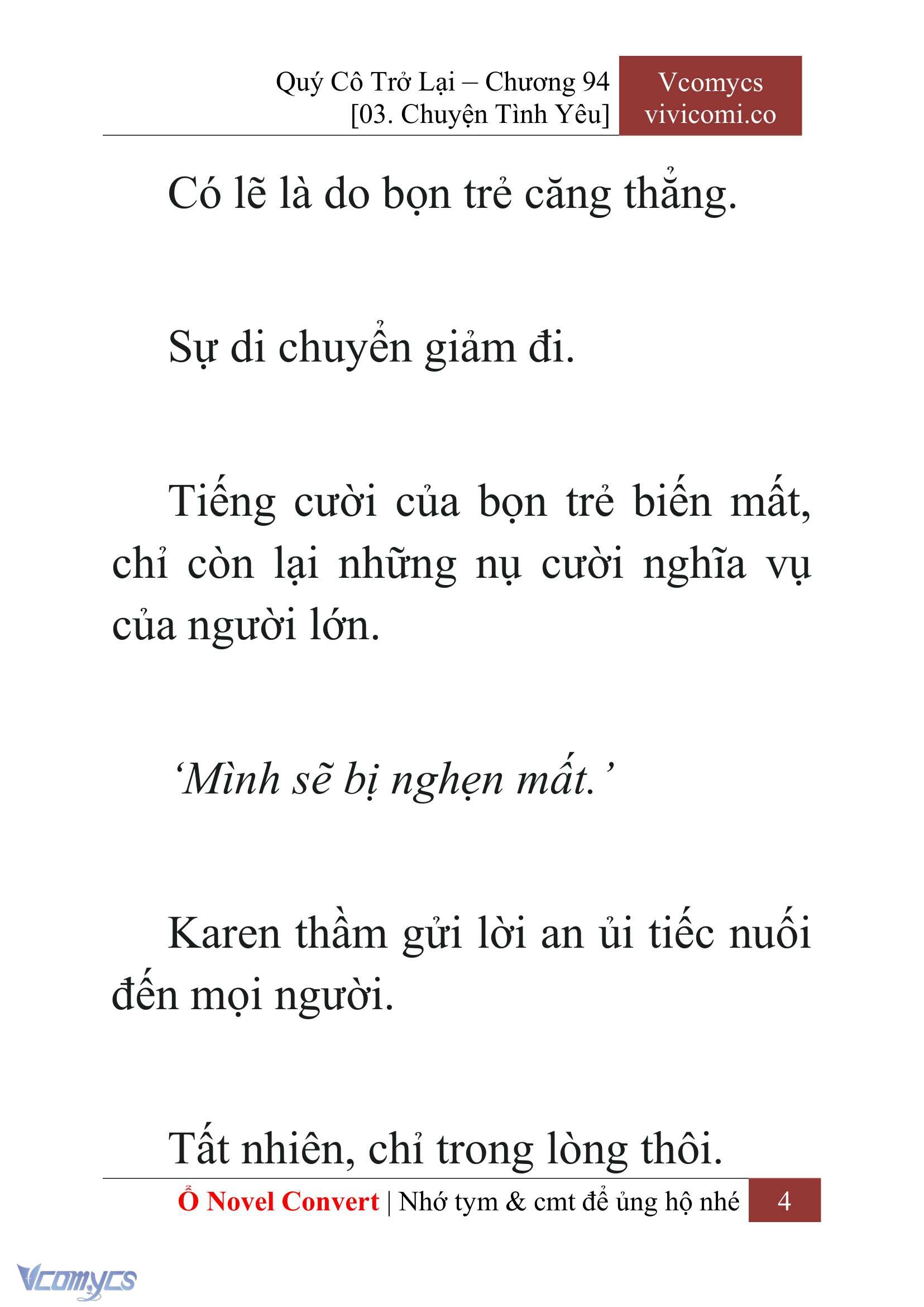 [Novel] Quý Cô Trở Lại Chapter 94 - Trang 7