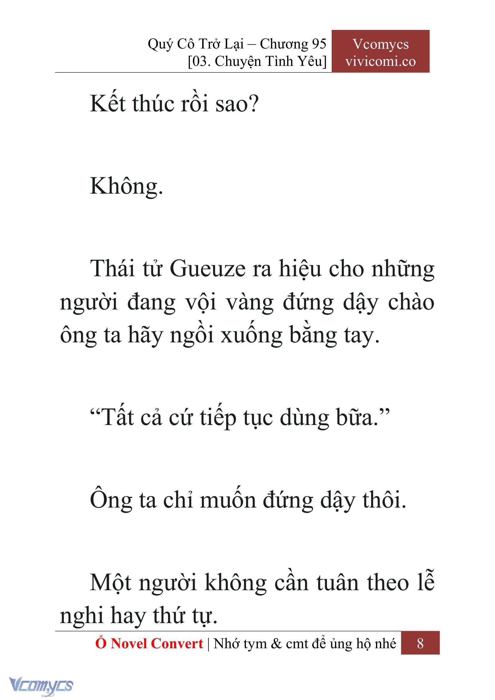 [Novel] Quý Cô Trở Lại Chapter 95 - Trang 11