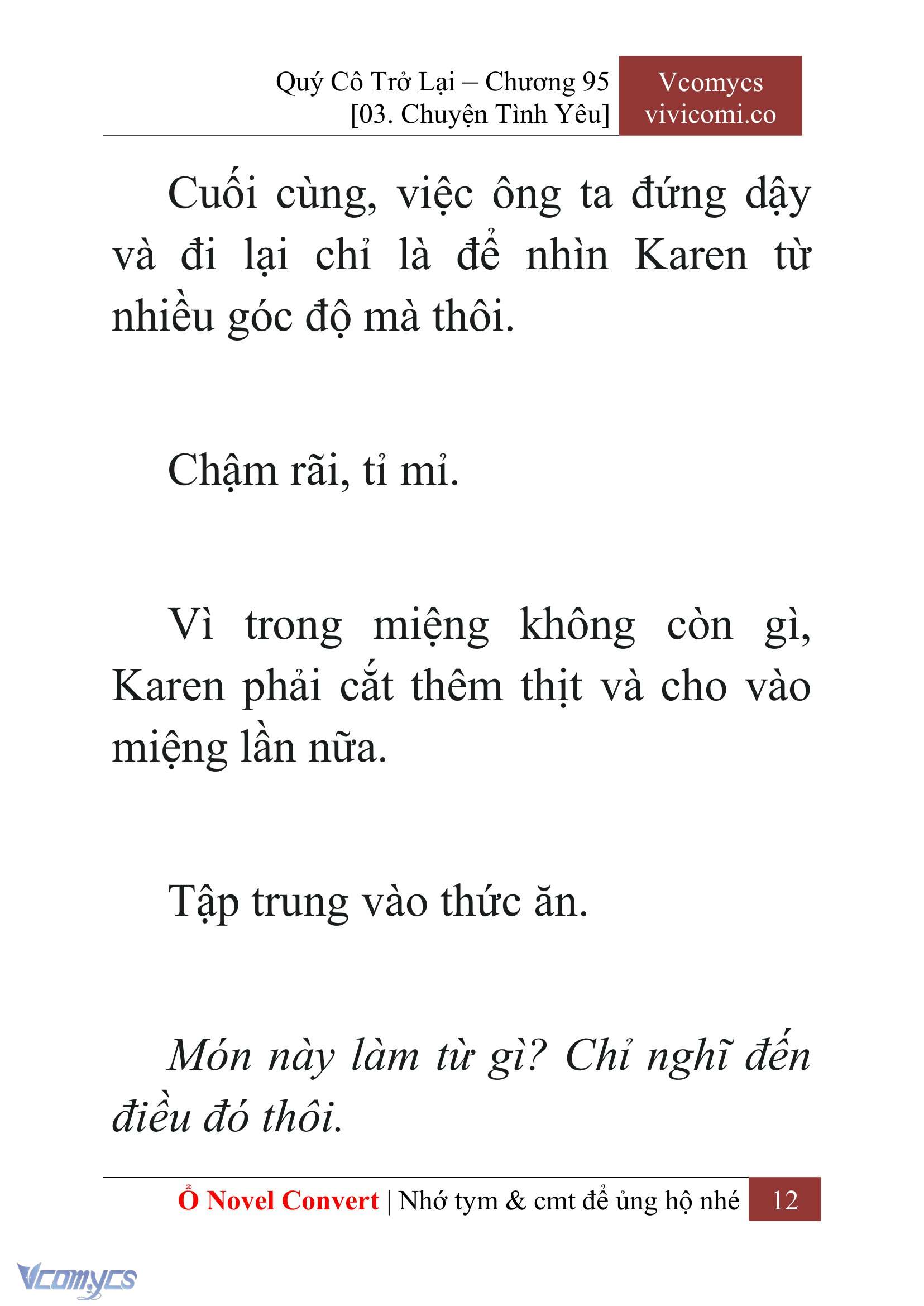 [Novel] Quý Cô Trở Lại Chapter 95 - Trang 15
