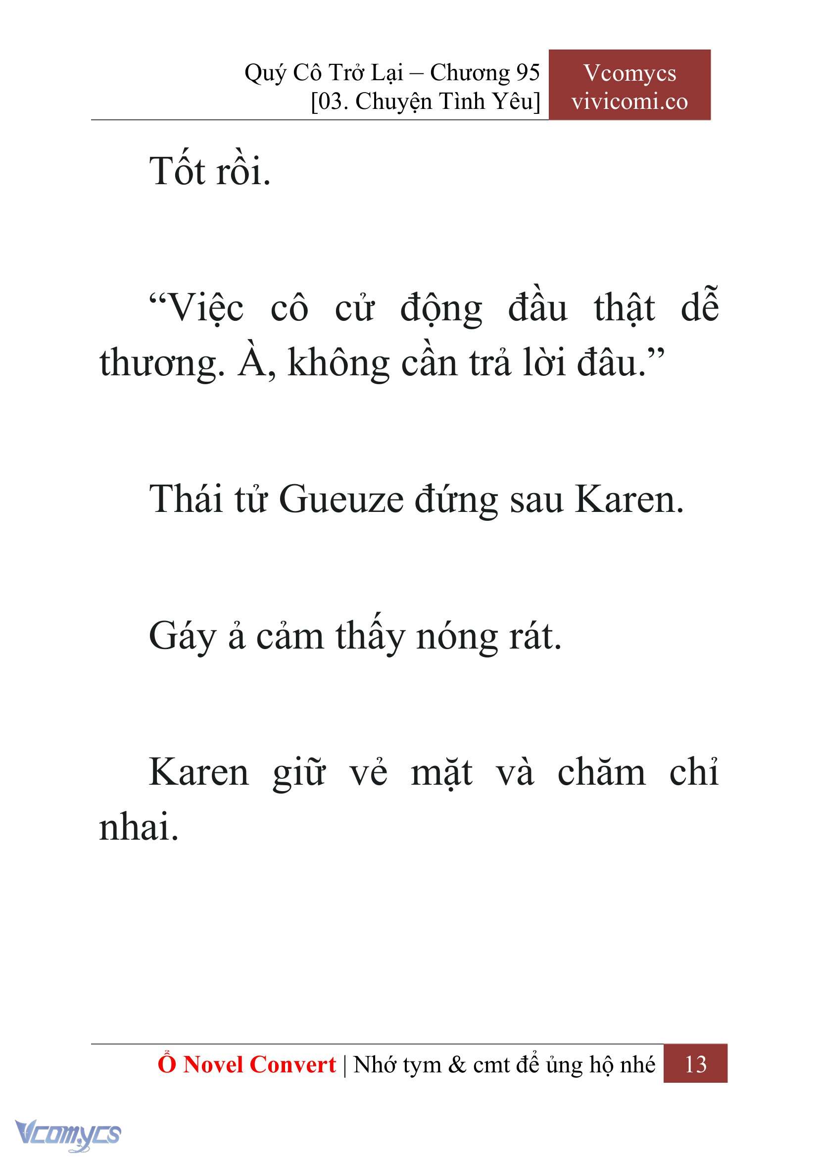 [Novel] Quý Cô Trở Lại Chapter 95 - Trang 16