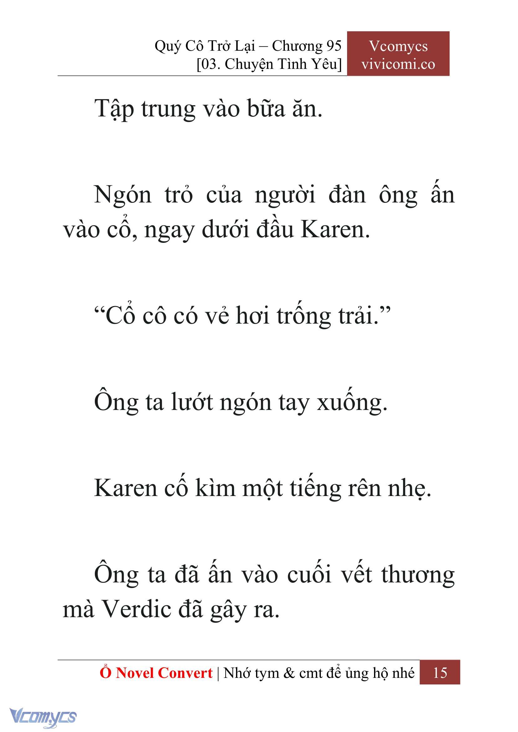 [Novel] Quý Cô Trở Lại Chapter 95 - Trang 18