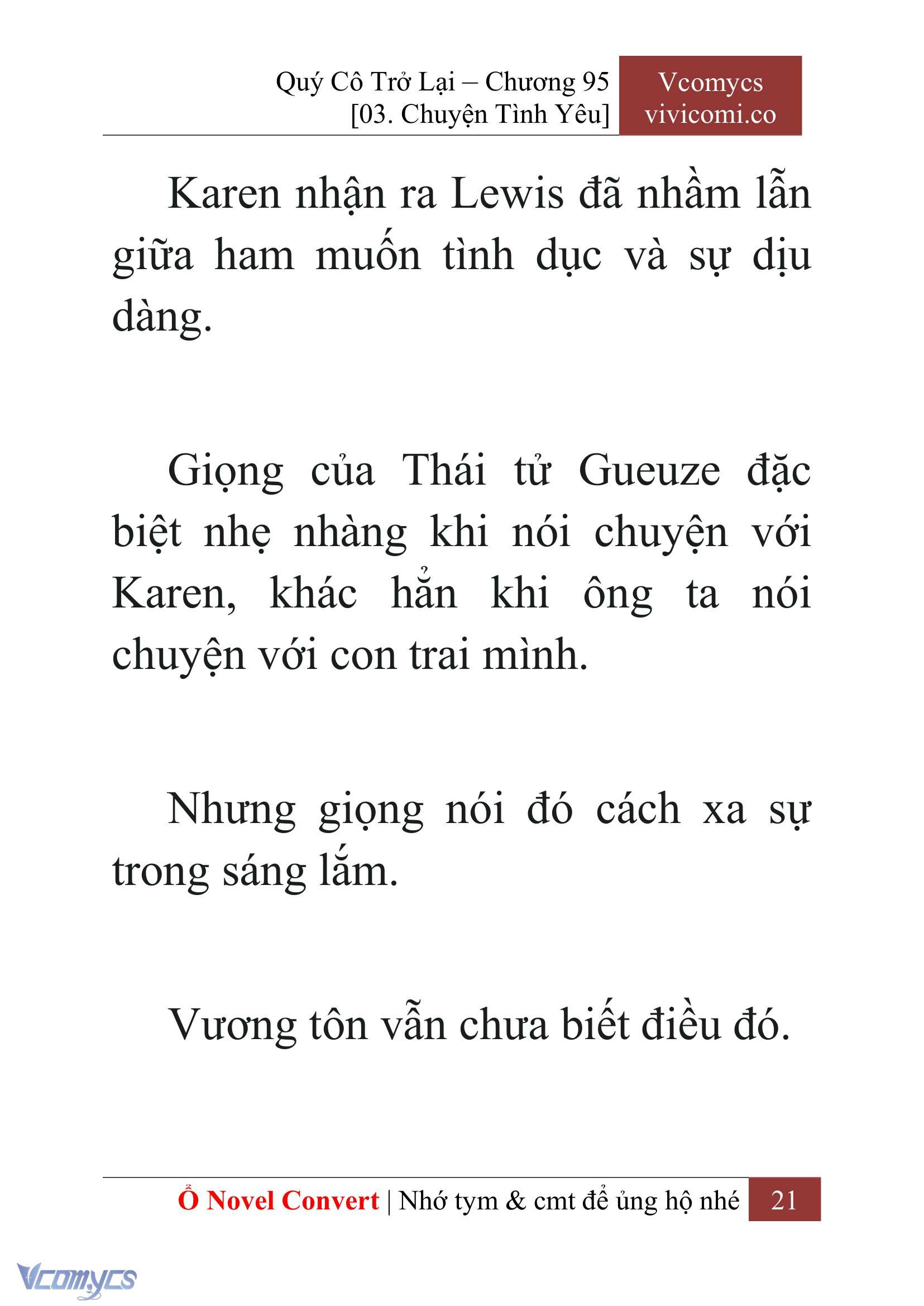 [Novel] Quý Cô Trở Lại Chapter 95 - Trang 24