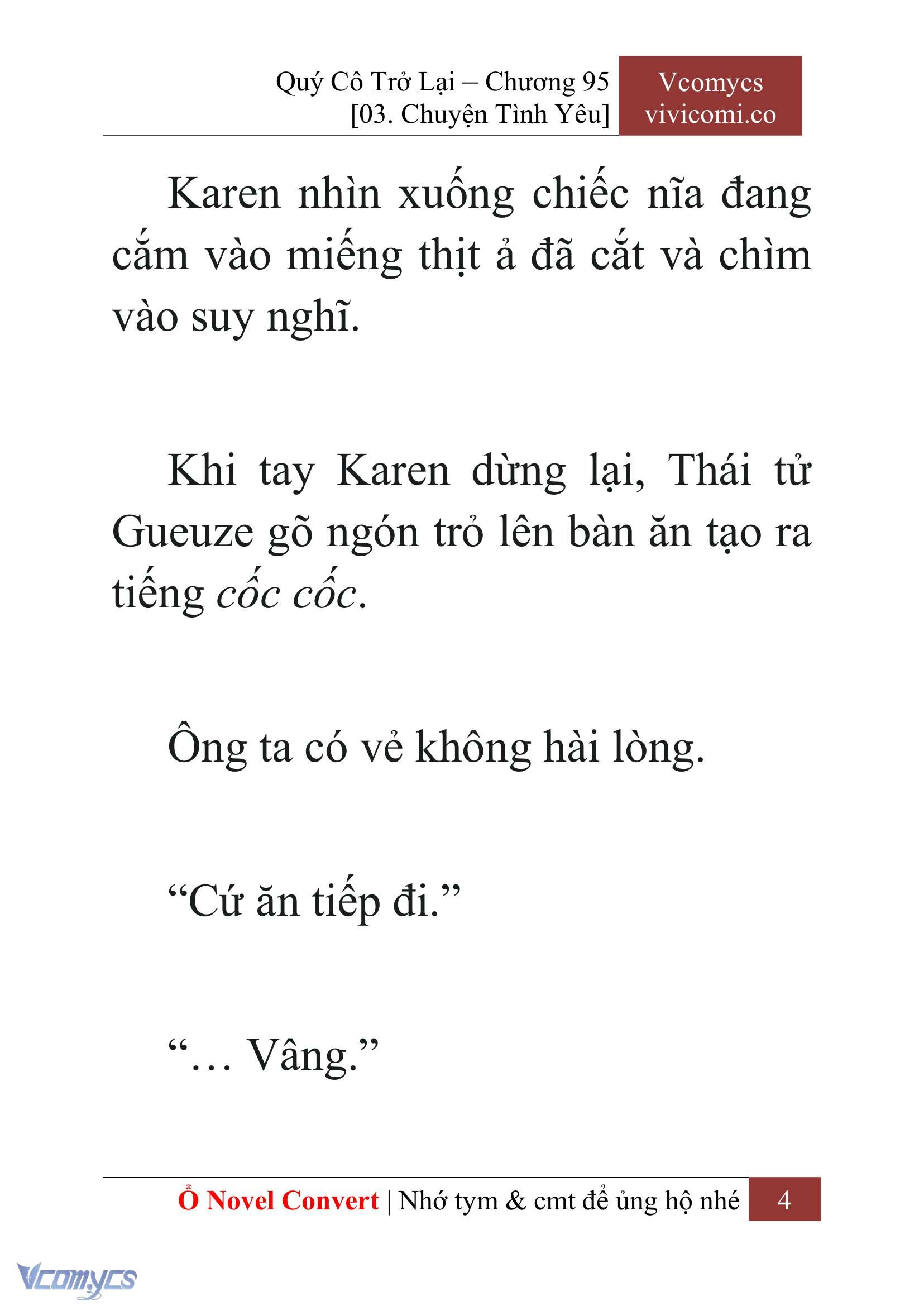 [Novel] Quý Cô Trở Lại Chapter 95 - Trang 7