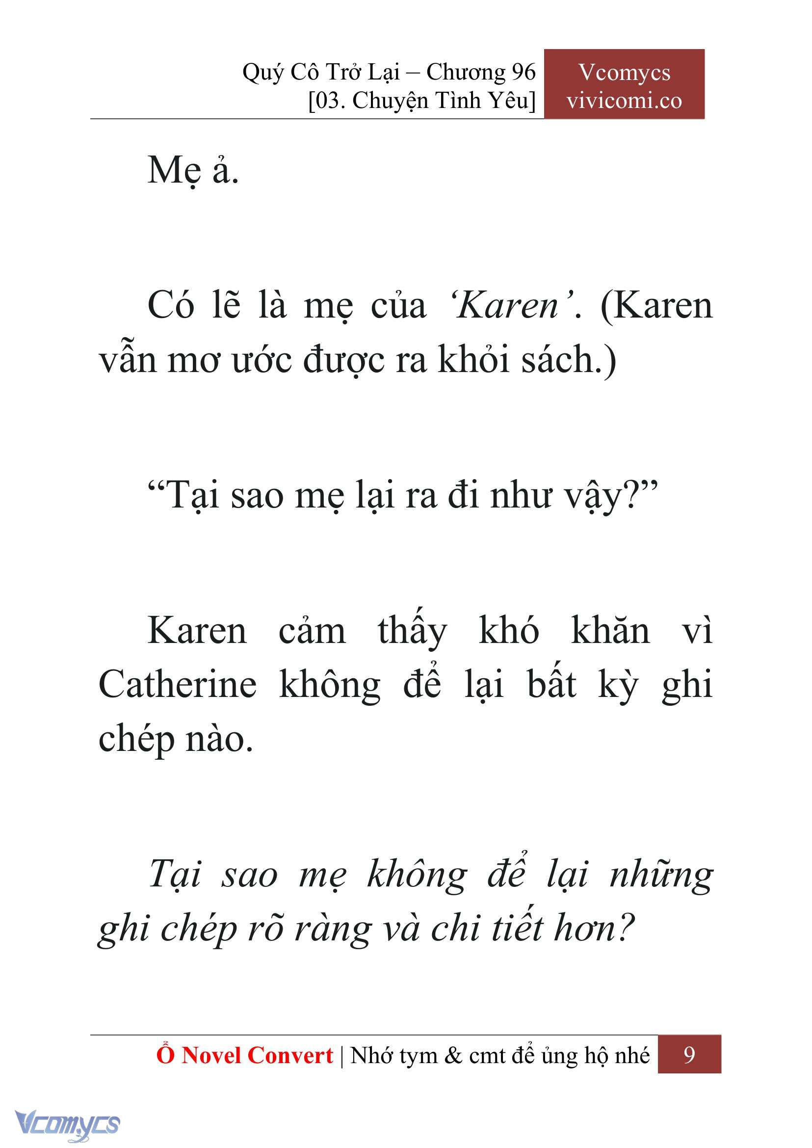 [Novel] Quý Cô Trở Lại Chapter 96 - Trang 12