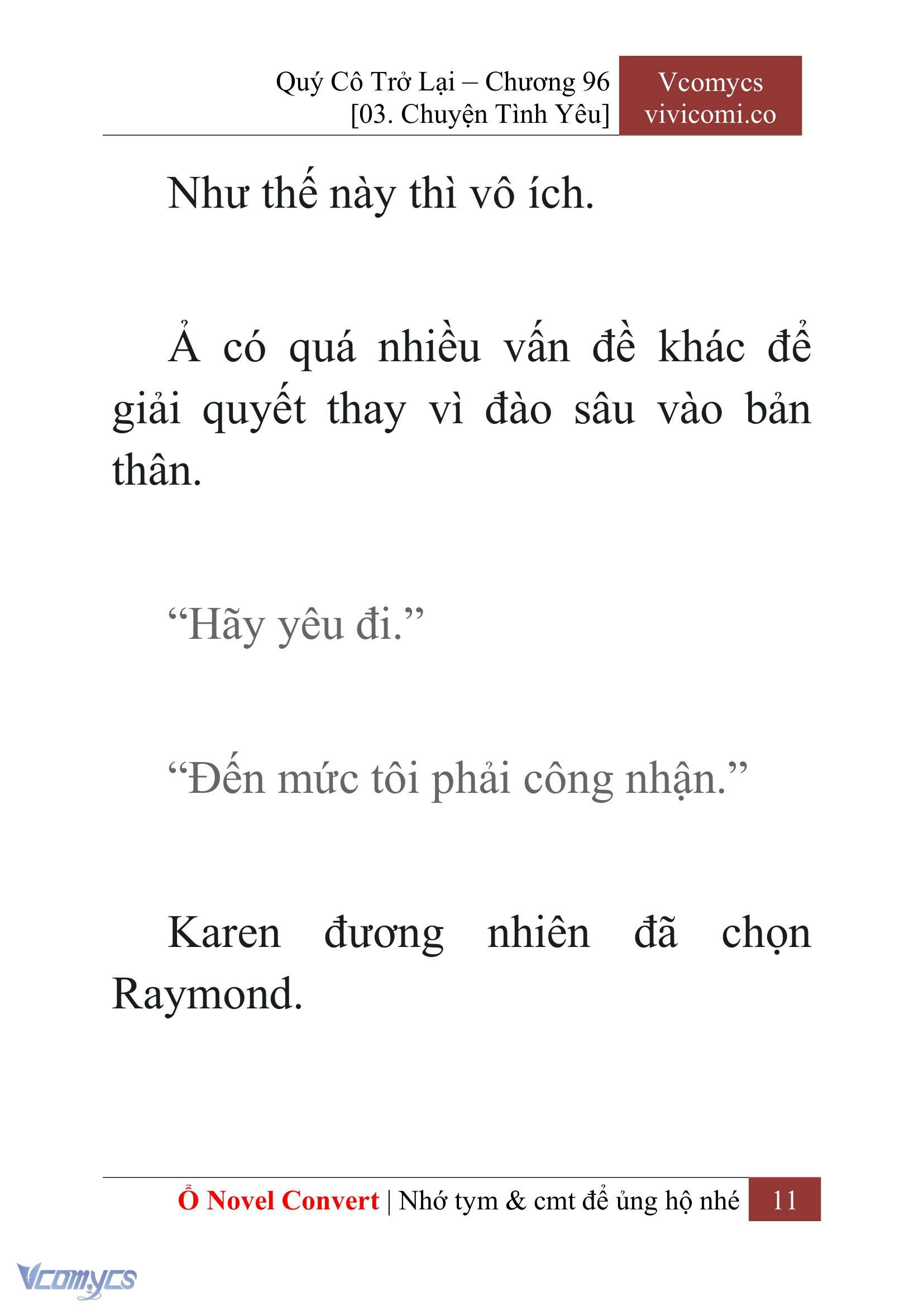 [Novel] Quý Cô Trở Lại Chapter 96 - Trang 14