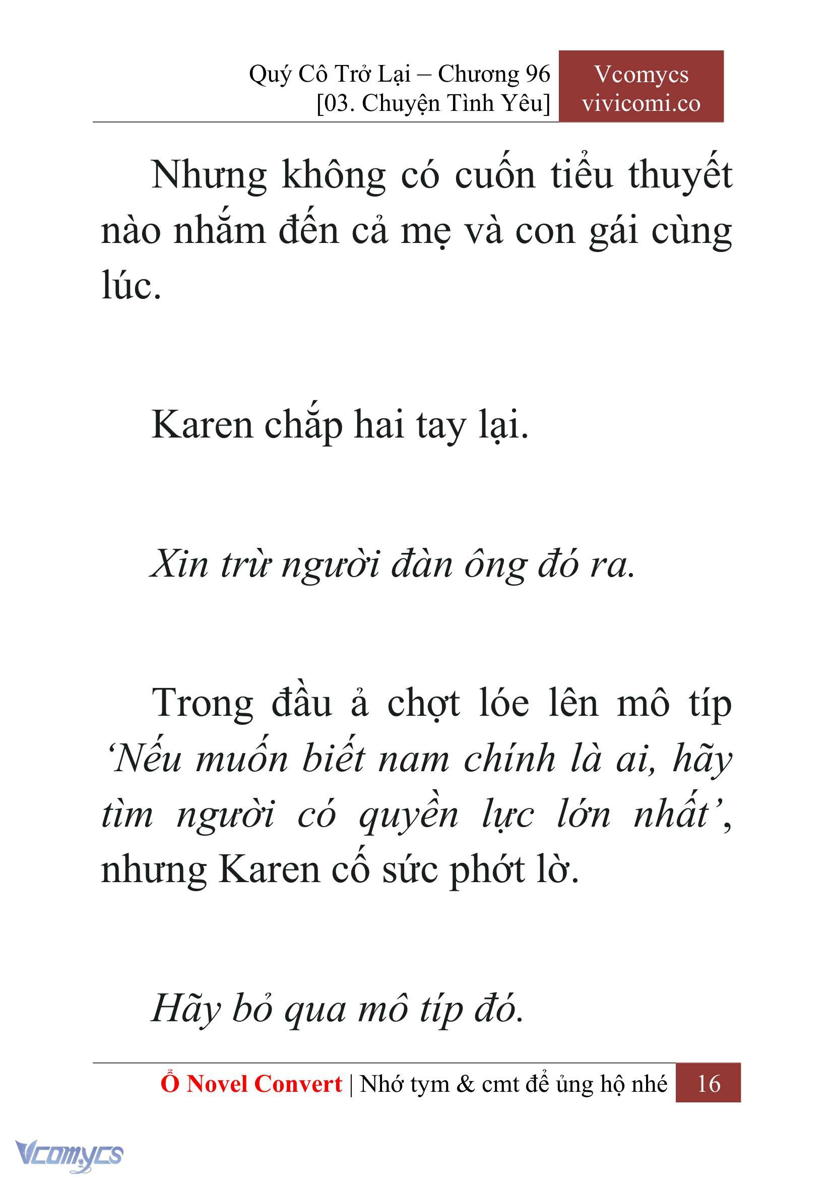 [Novel] Quý Cô Trở Lại Chapter 96 - Trang 19
