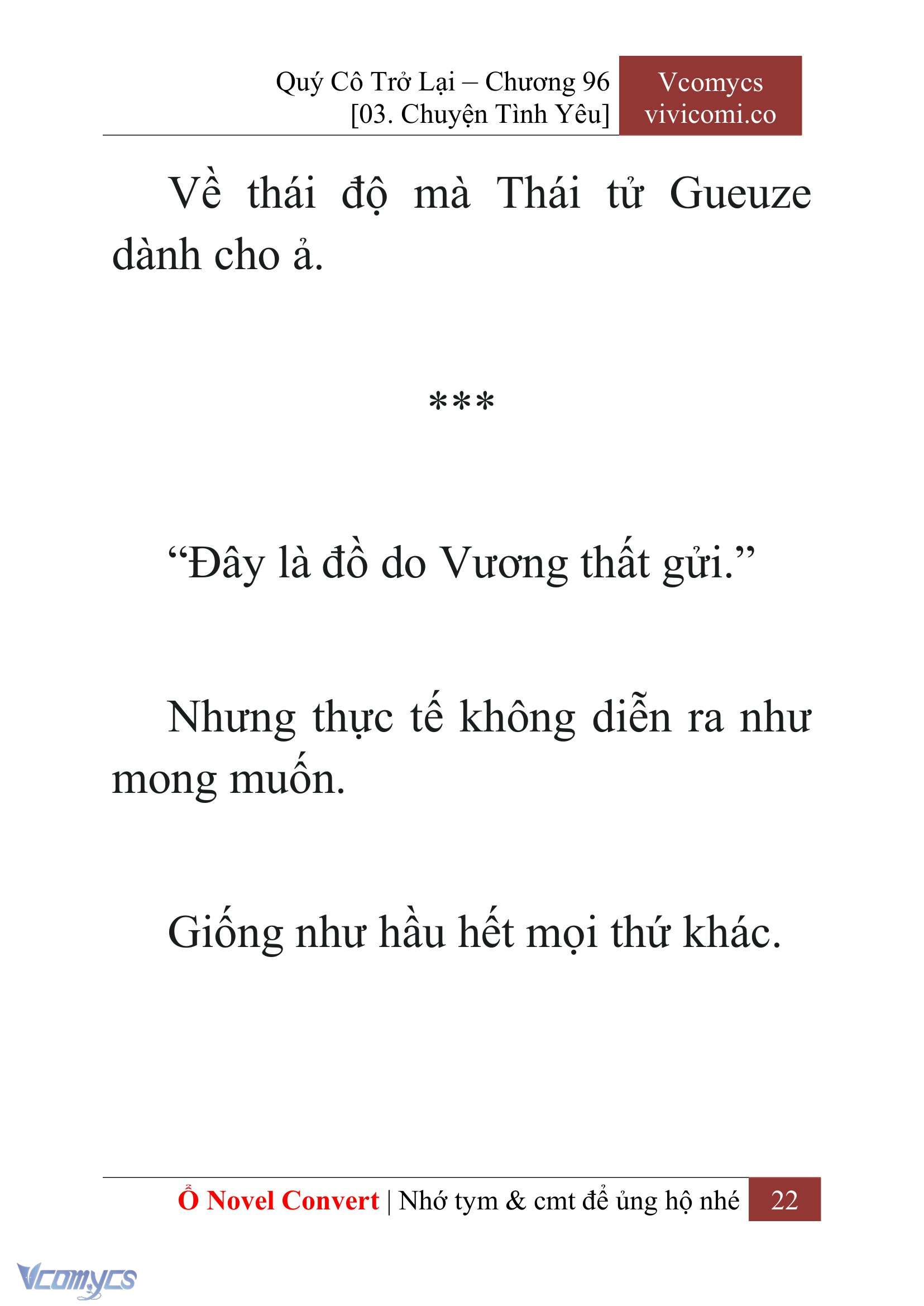 [Novel] Quý Cô Trở Lại Chapter 96 - Trang 25