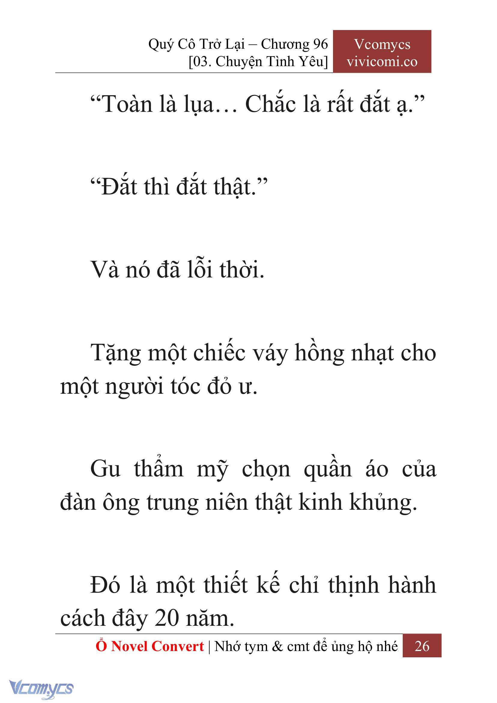 [Novel] Quý Cô Trở Lại Chapter 96 - Trang 29