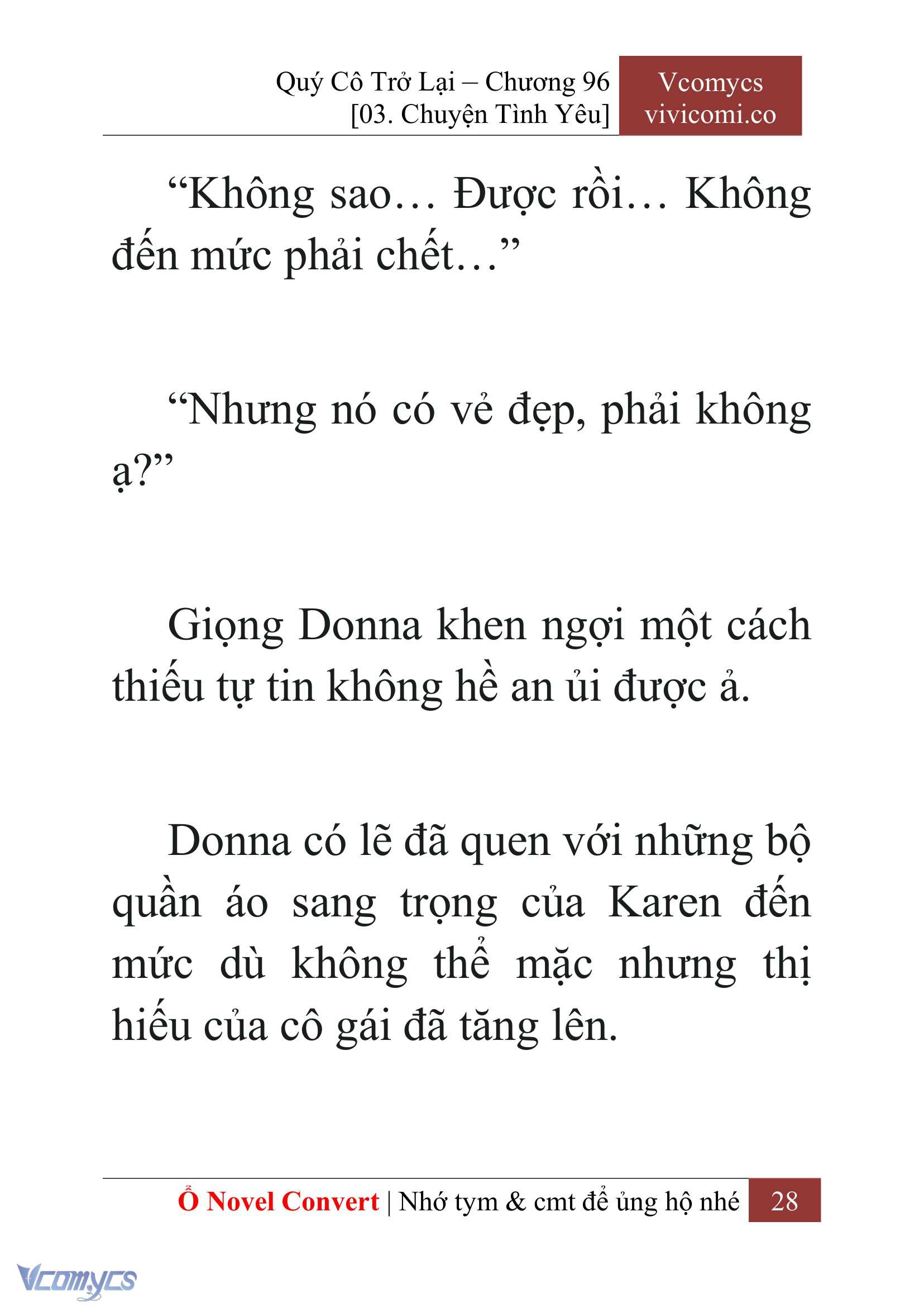 [Novel] Quý Cô Trở Lại Chapter 96 - Trang 31