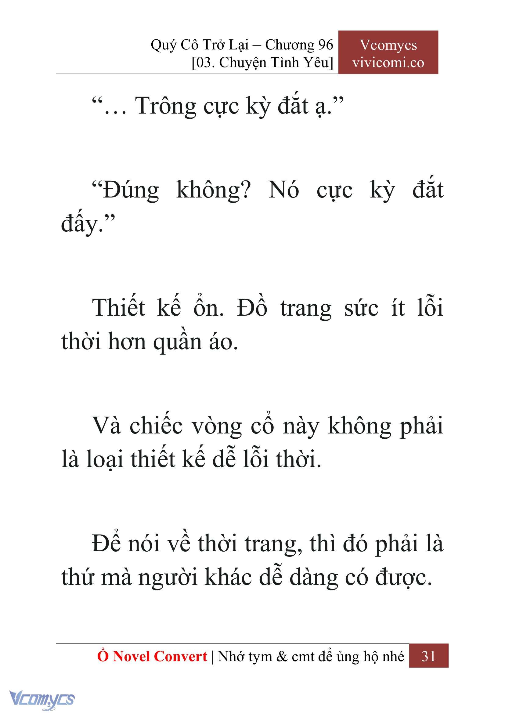 [Novel] Quý Cô Trở Lại Chapter 96 - Trang 34
