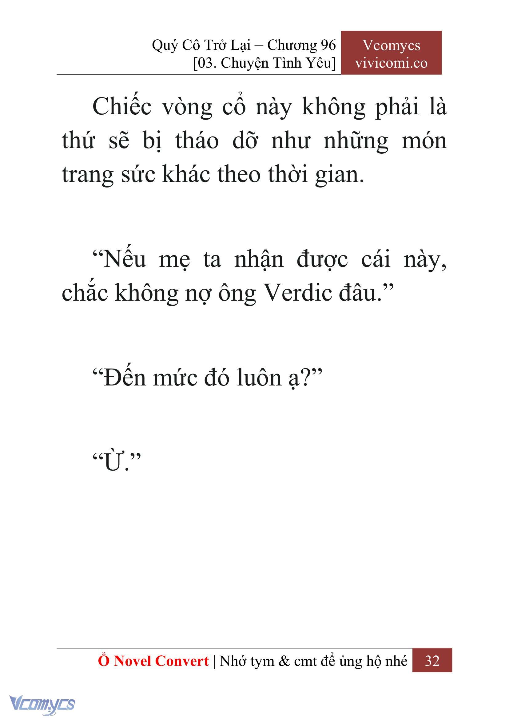 [Novel] Quý Cô Trở Lại Chapter 96 - Trang 35