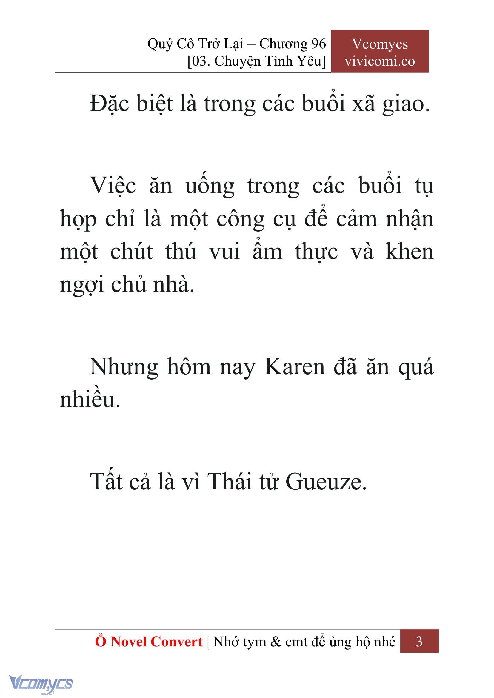 [Novel] Quý Cô Trở Lại Chapter 96 - Trang 6