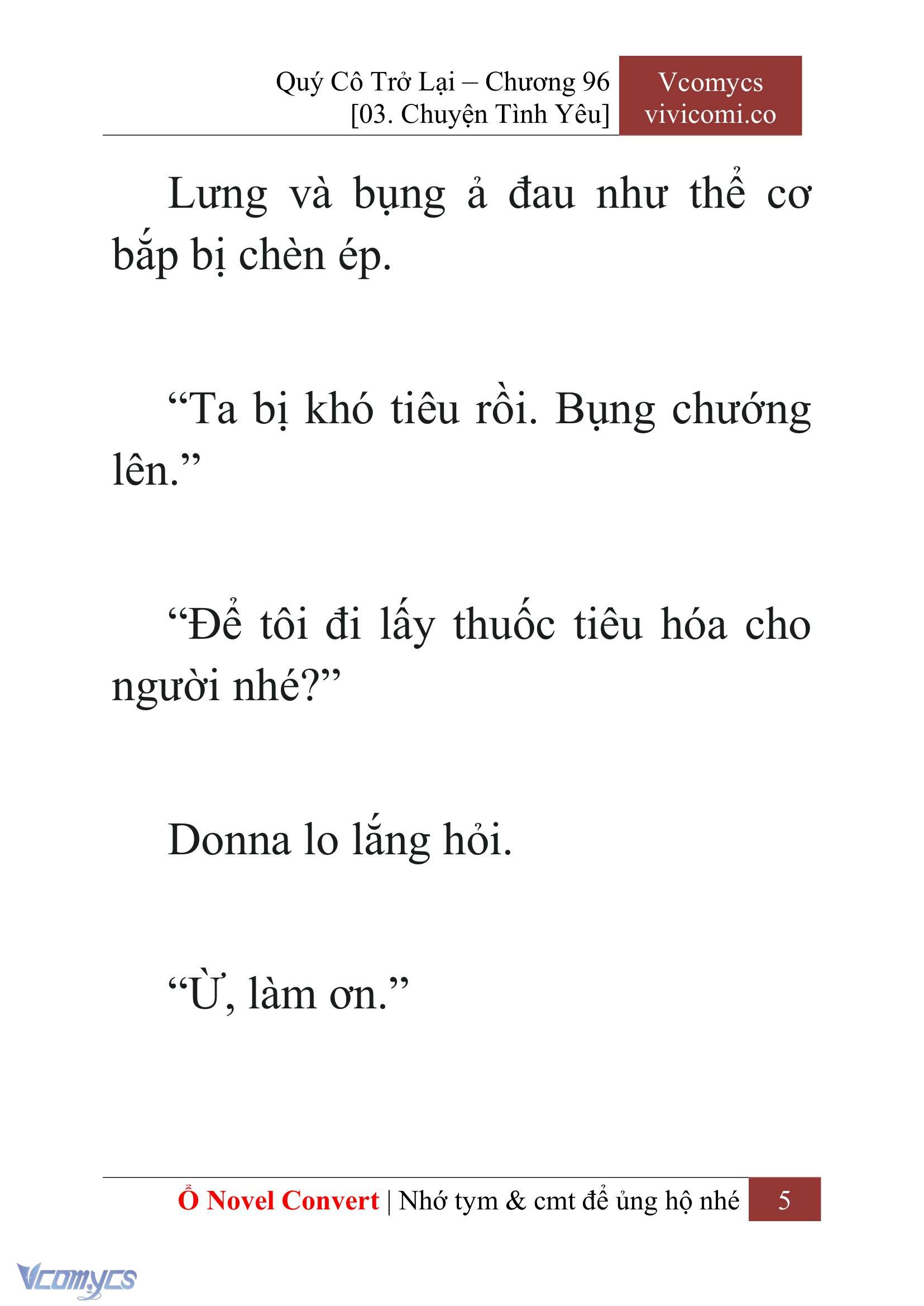 [Novel] Quý Cô Trở Lại Chapter 96 - Trang 8