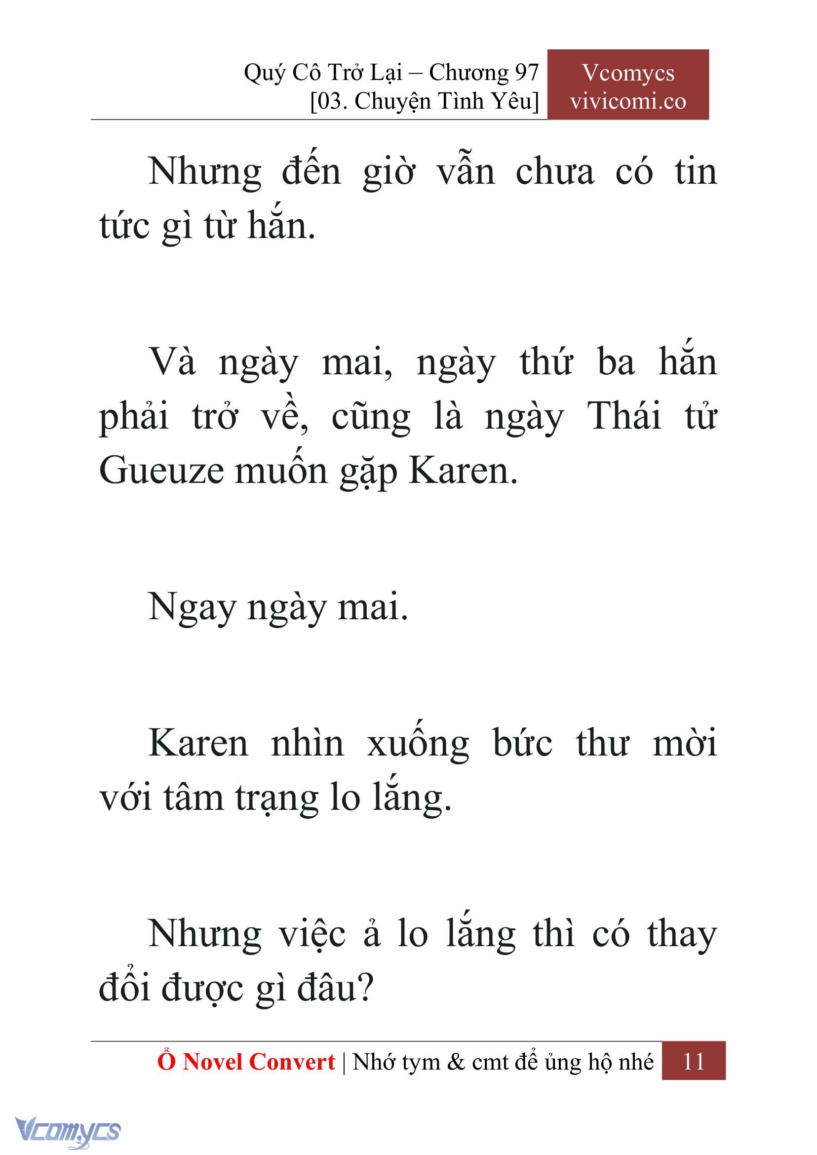 [Novel] Quý Cô Trở Lại Chapter 97 - Trang 14