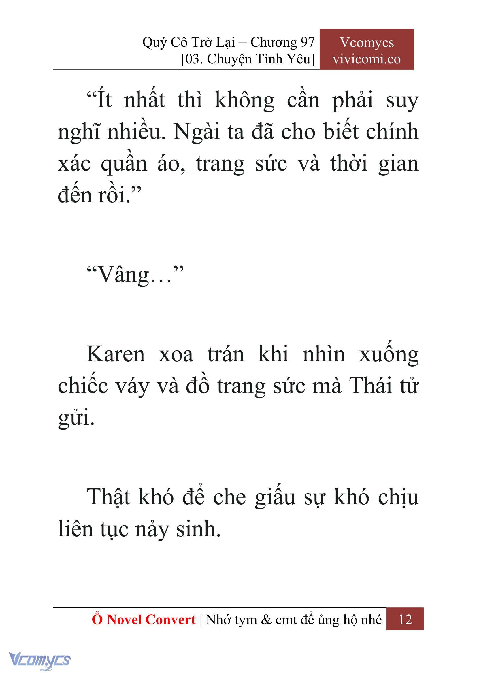 [Novel] Quý Cô Trở Lại Chapter 97 - Trang 15