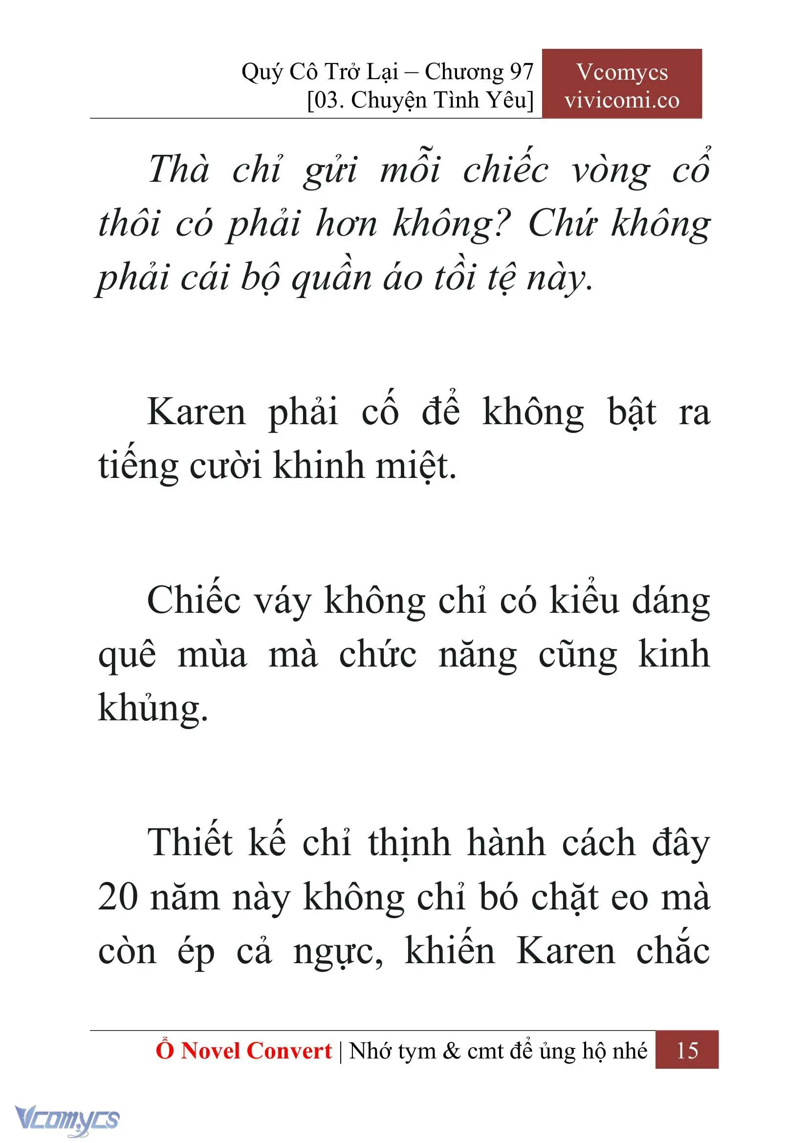 [Novel] Quý Cô Trở Lại Chapter 97 - Trang 18