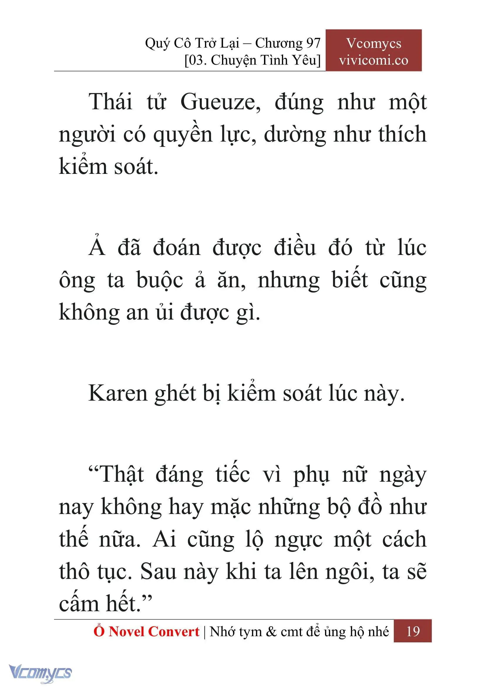 [Novel] Quý Cô Trở Lại Chapter 97 - Trang 22