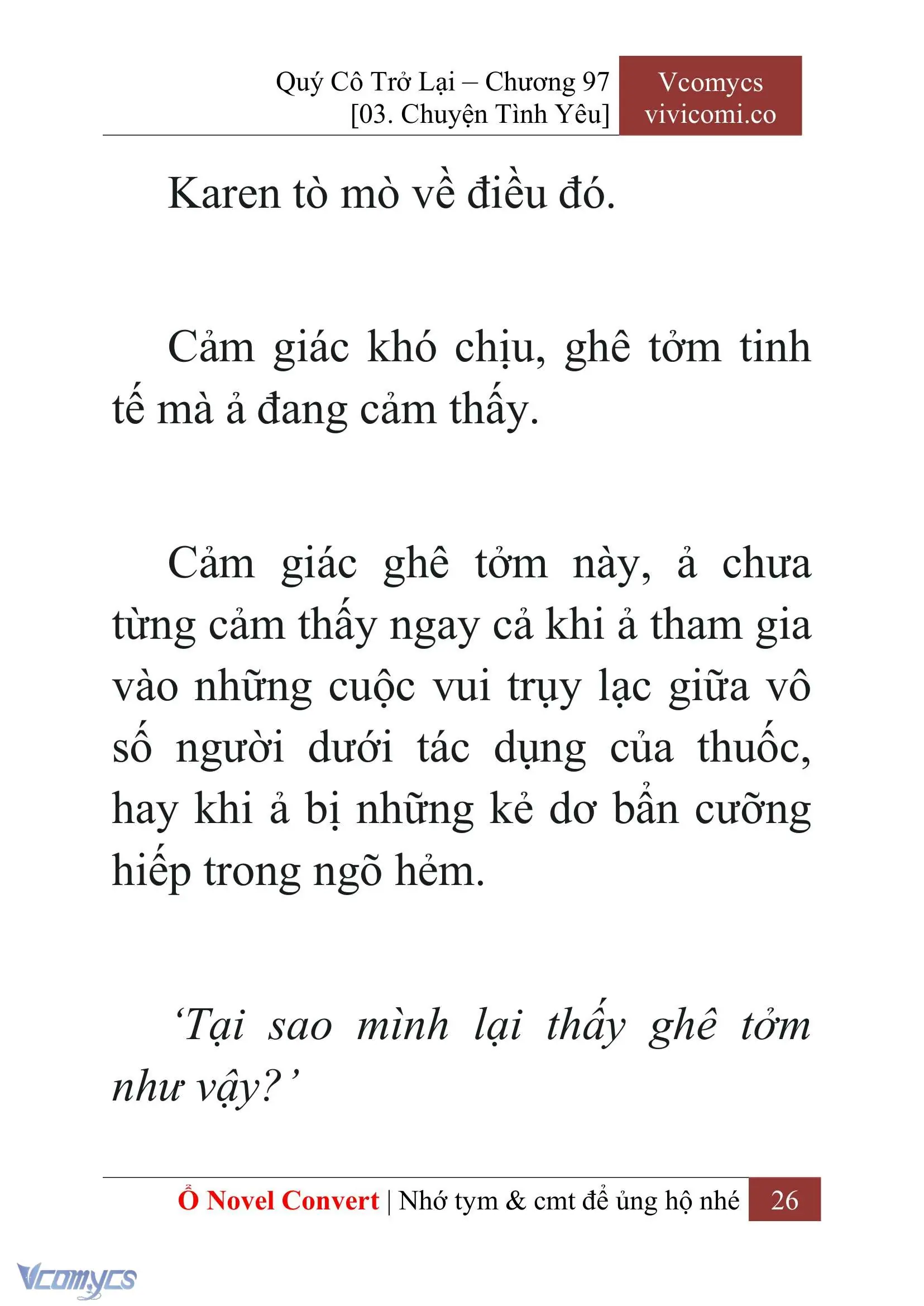 [Novel] Quý Cô Trở Lại Chapter 97 - Trang 29