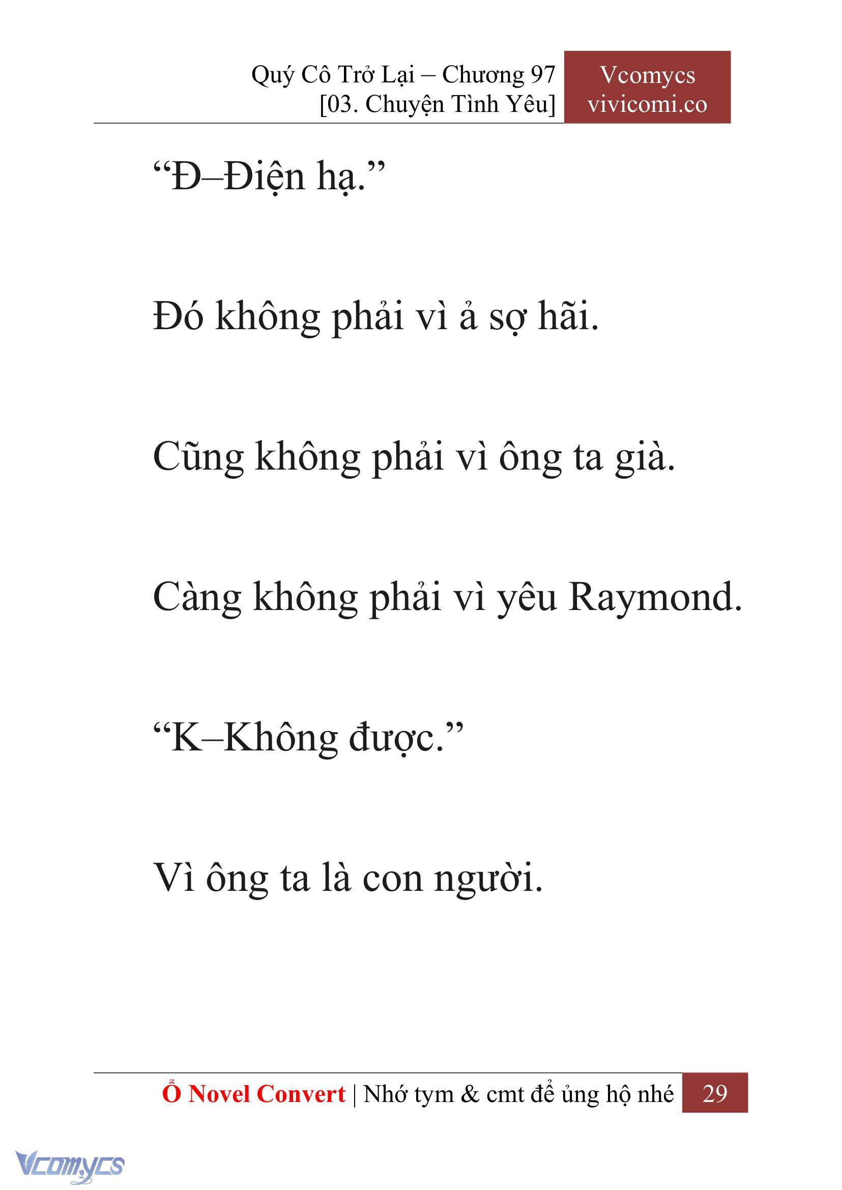 [Novel] Quý Cô Trở Lại Chapter 97 - Trang 32