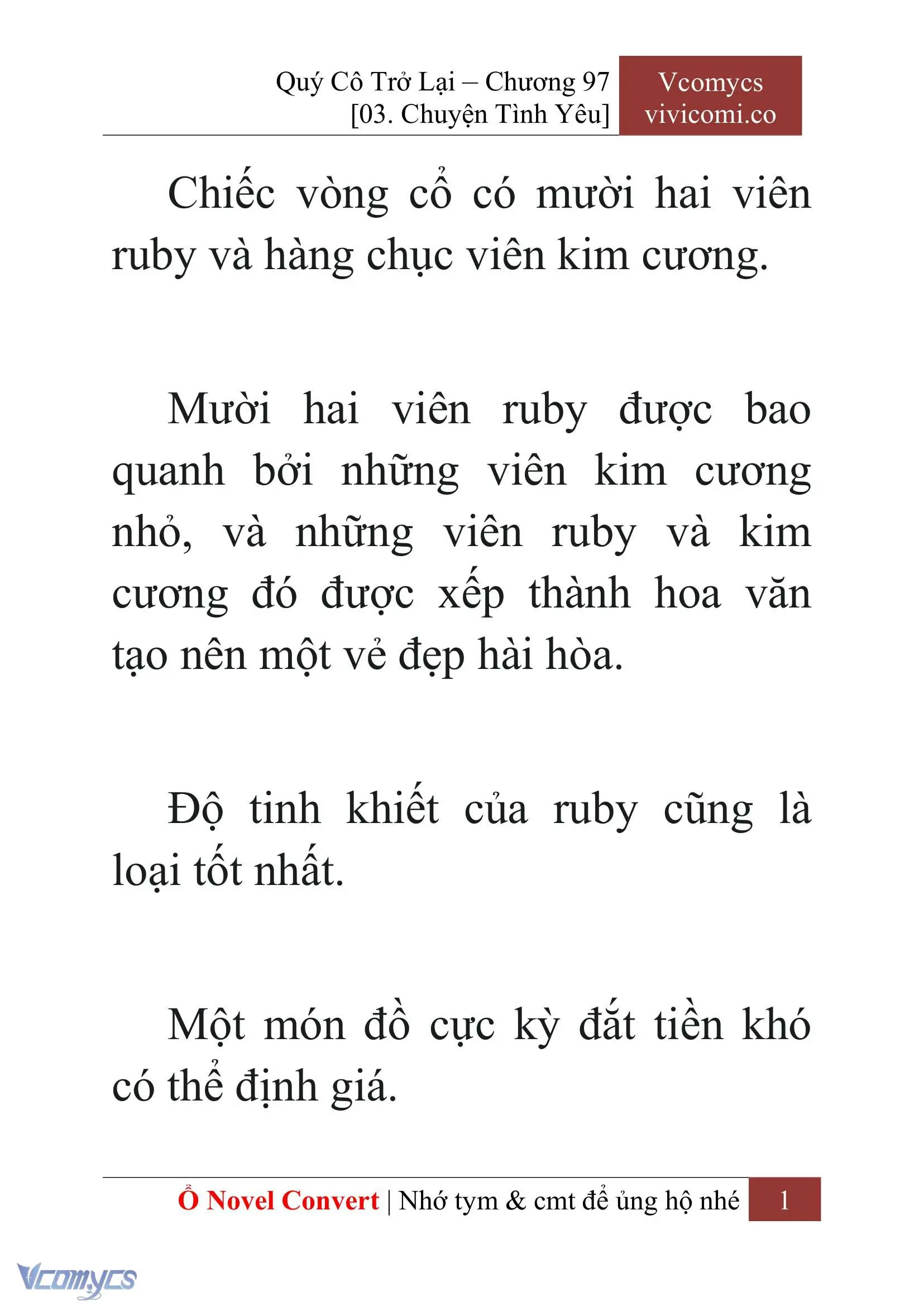 [Novel] Quý Cô Trở Lại Chapter 97 - Trang 4