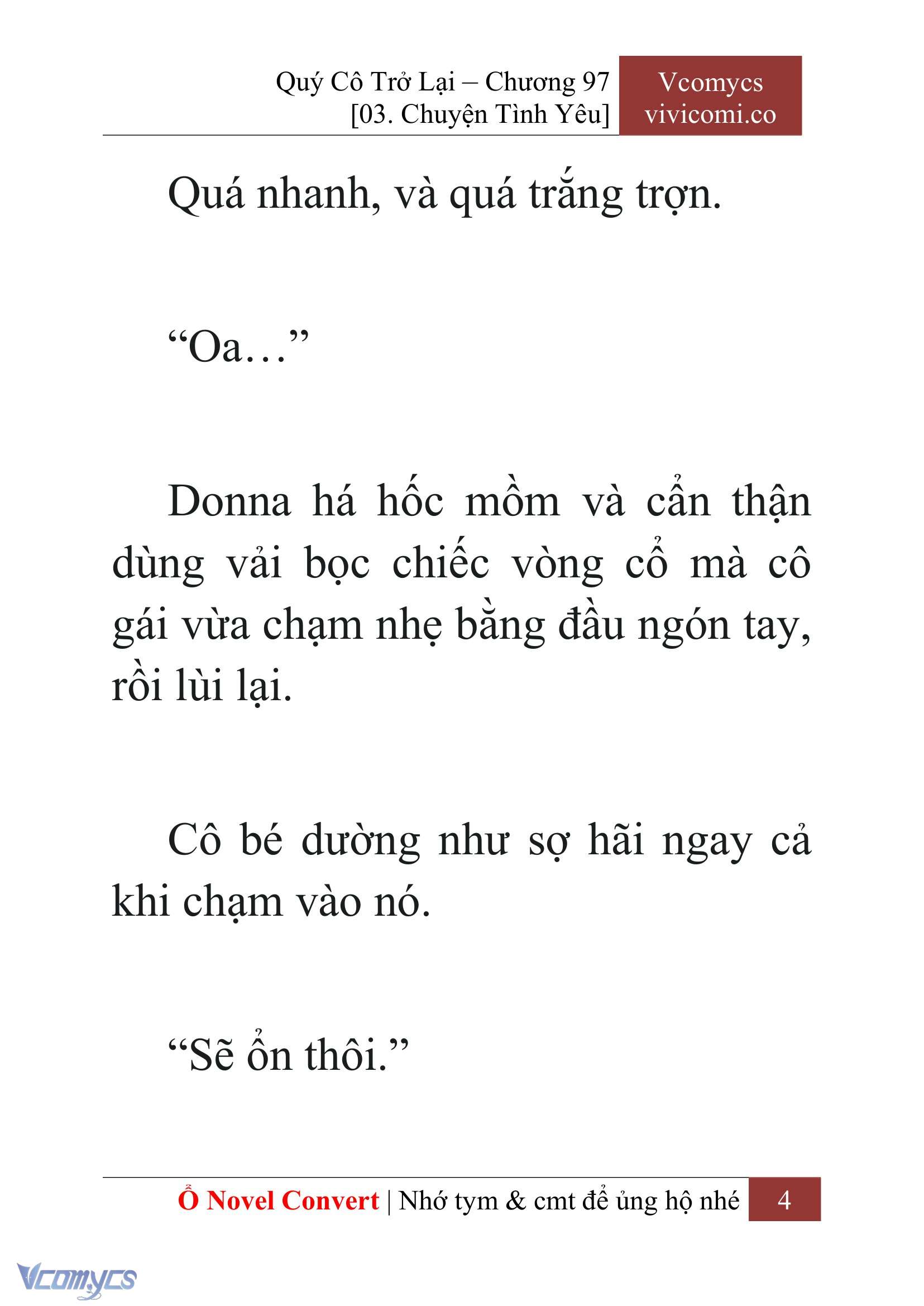 [Novel] Quý Cô Trở Lại Chapter 97 - Trang 7