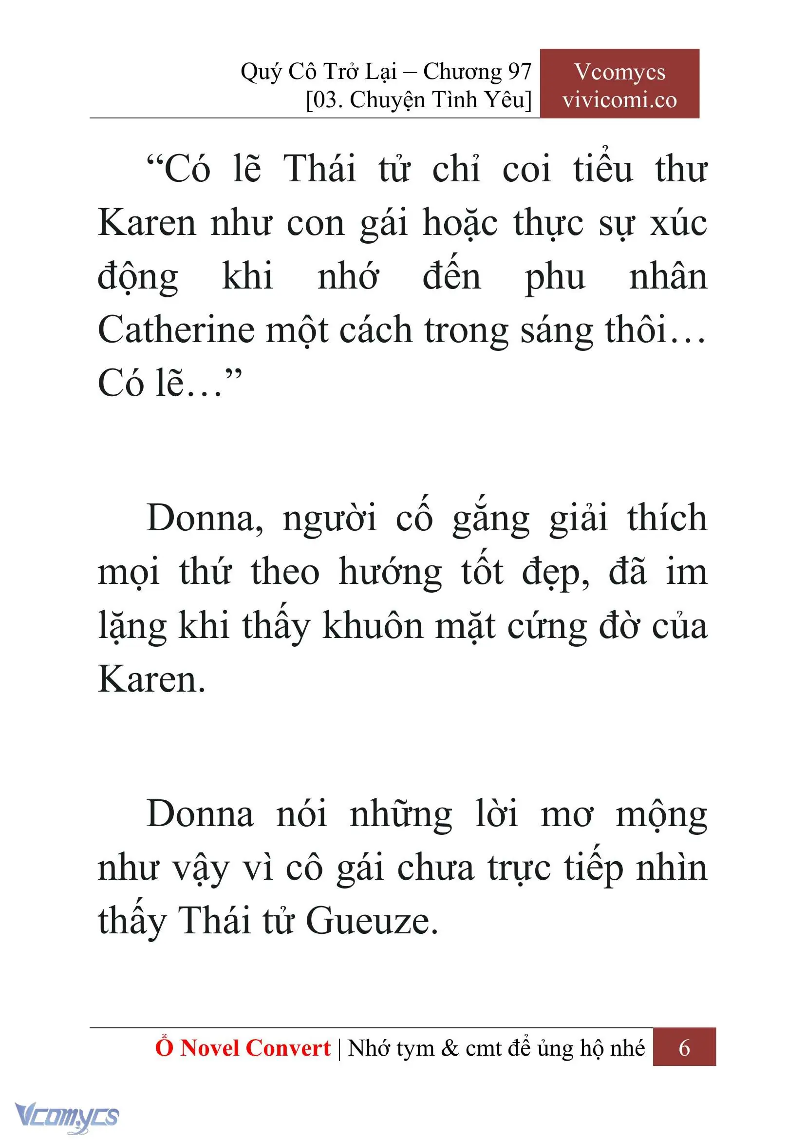 [Novel] Quý Cô Trở Lại Chapter 97 - Trang 9