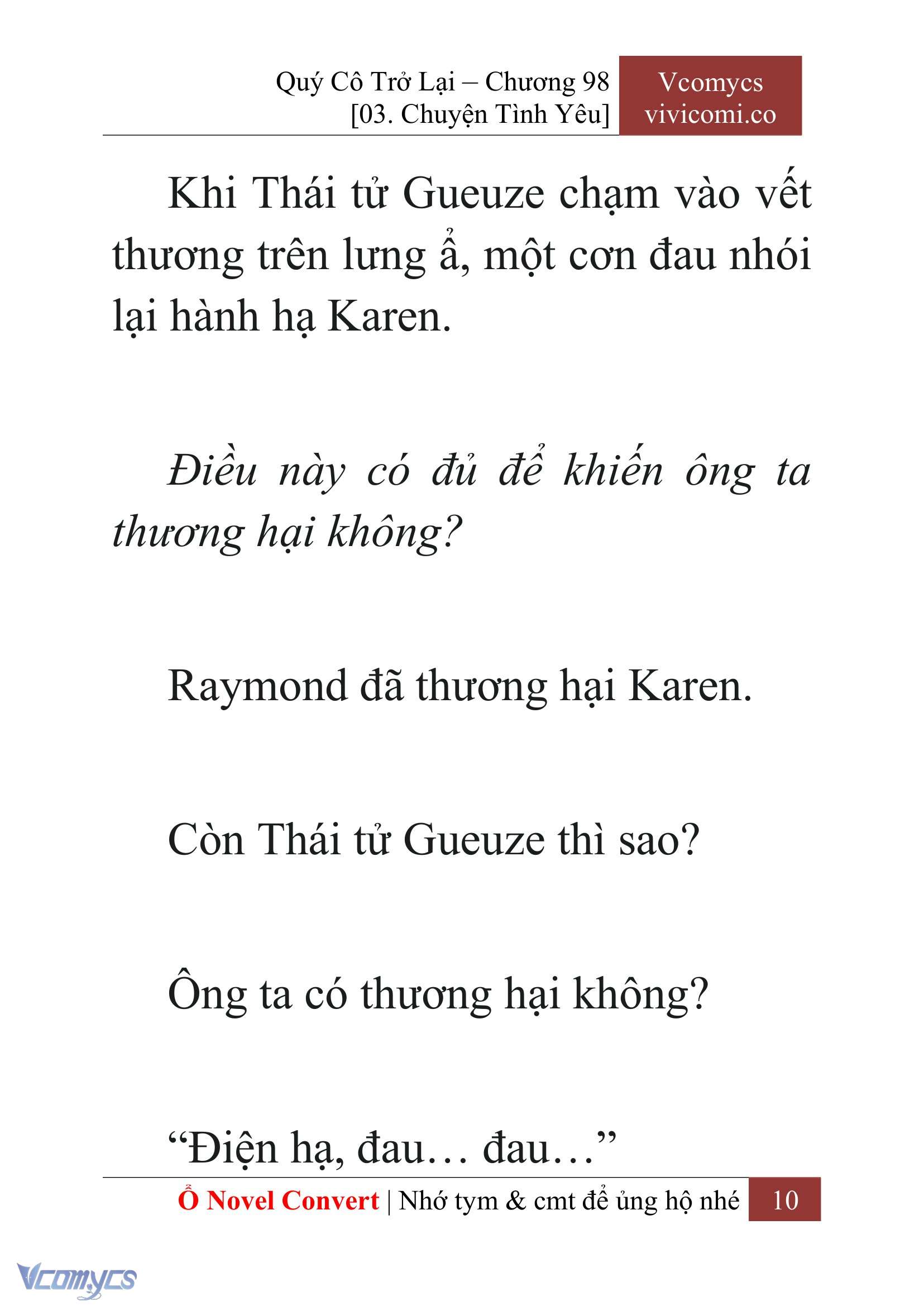 [Novel] Quý Cô Trở Lại Chapter 98 - Trang 13