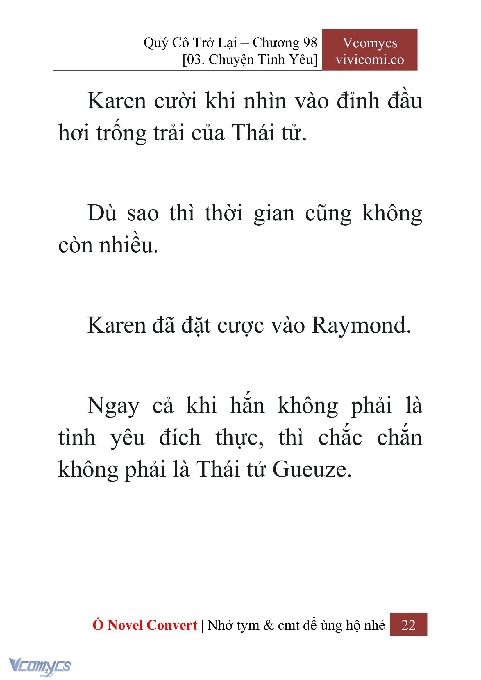 [Novel] Quý Cô Trở Lại Chapter 98 - Trang 25