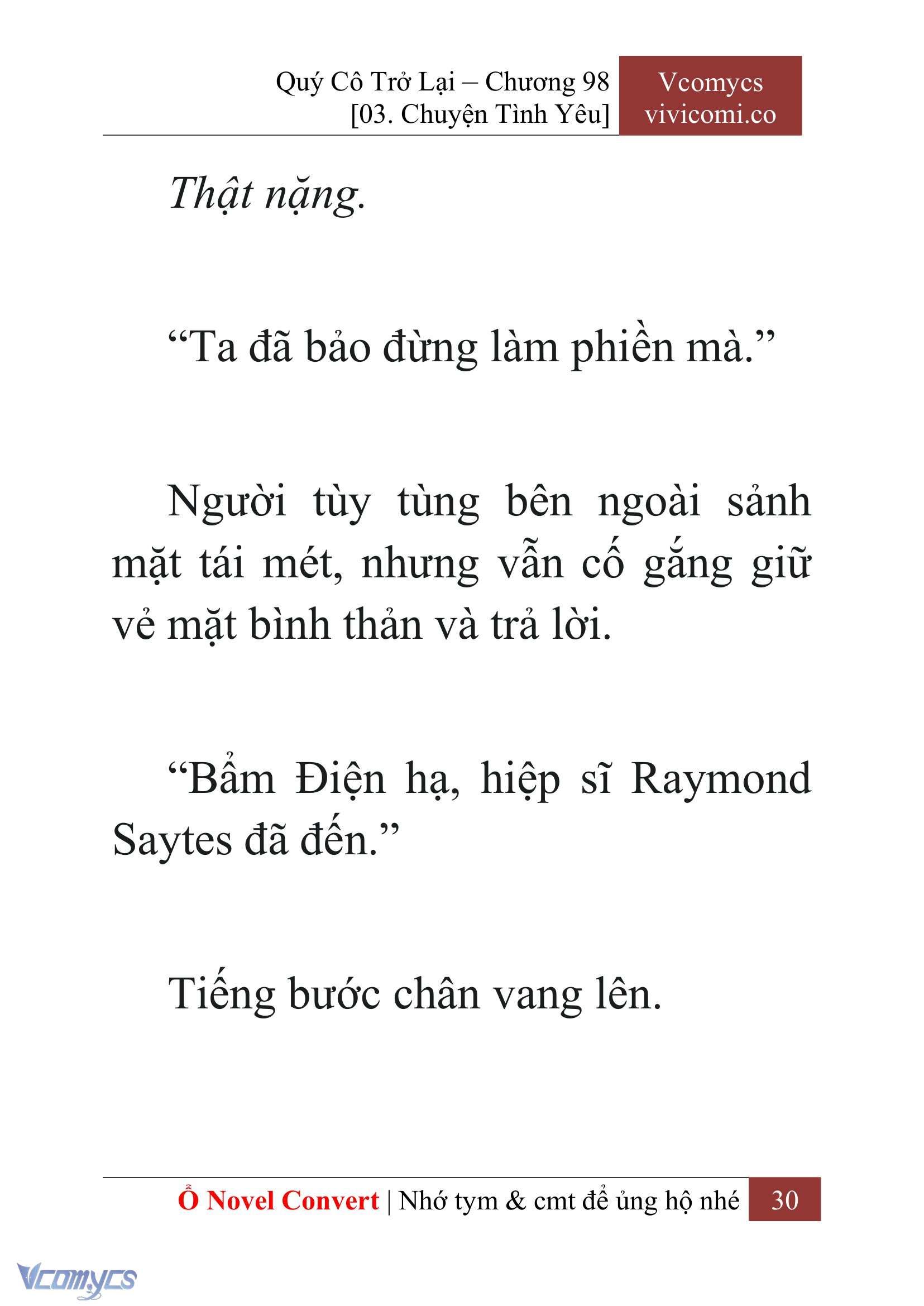 [Novel] Quý Cô Trở Lại Chapter 98 - Trang 33