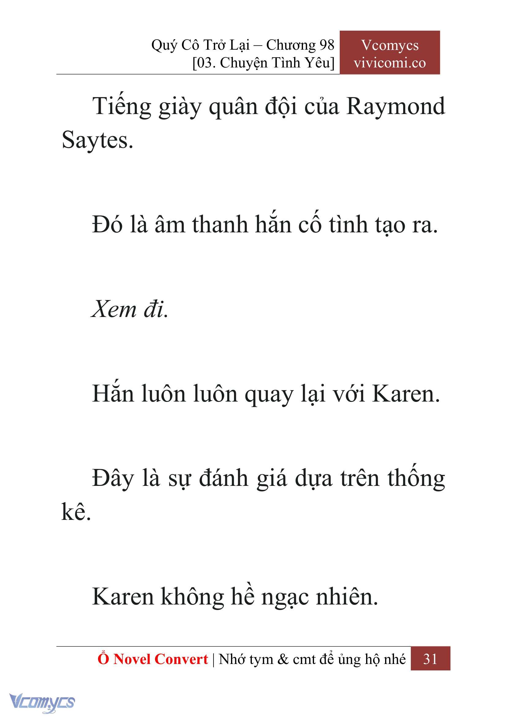[Novel] Quý Cô Trở Lại Chapter 98 - Trang 34