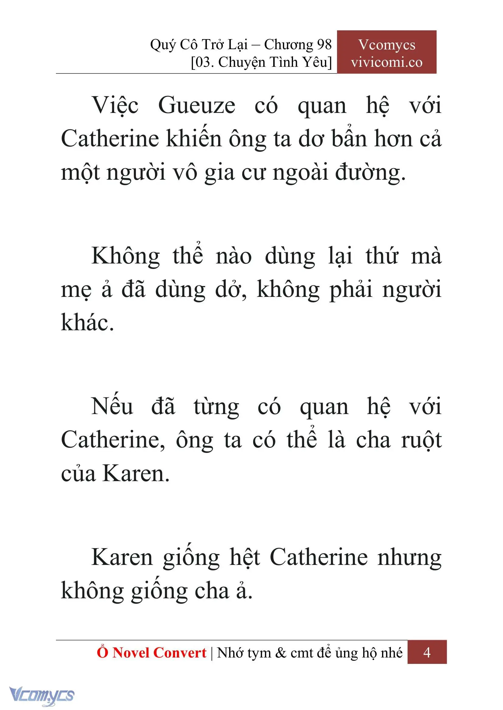 [Novel] Quý Cô Trở Lại Chapter 98 - Trang 7