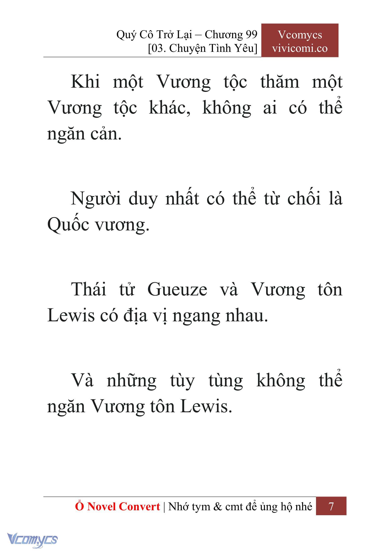 [Novel] Quý Cô Trở Lại Chapter 99 - Trang 10