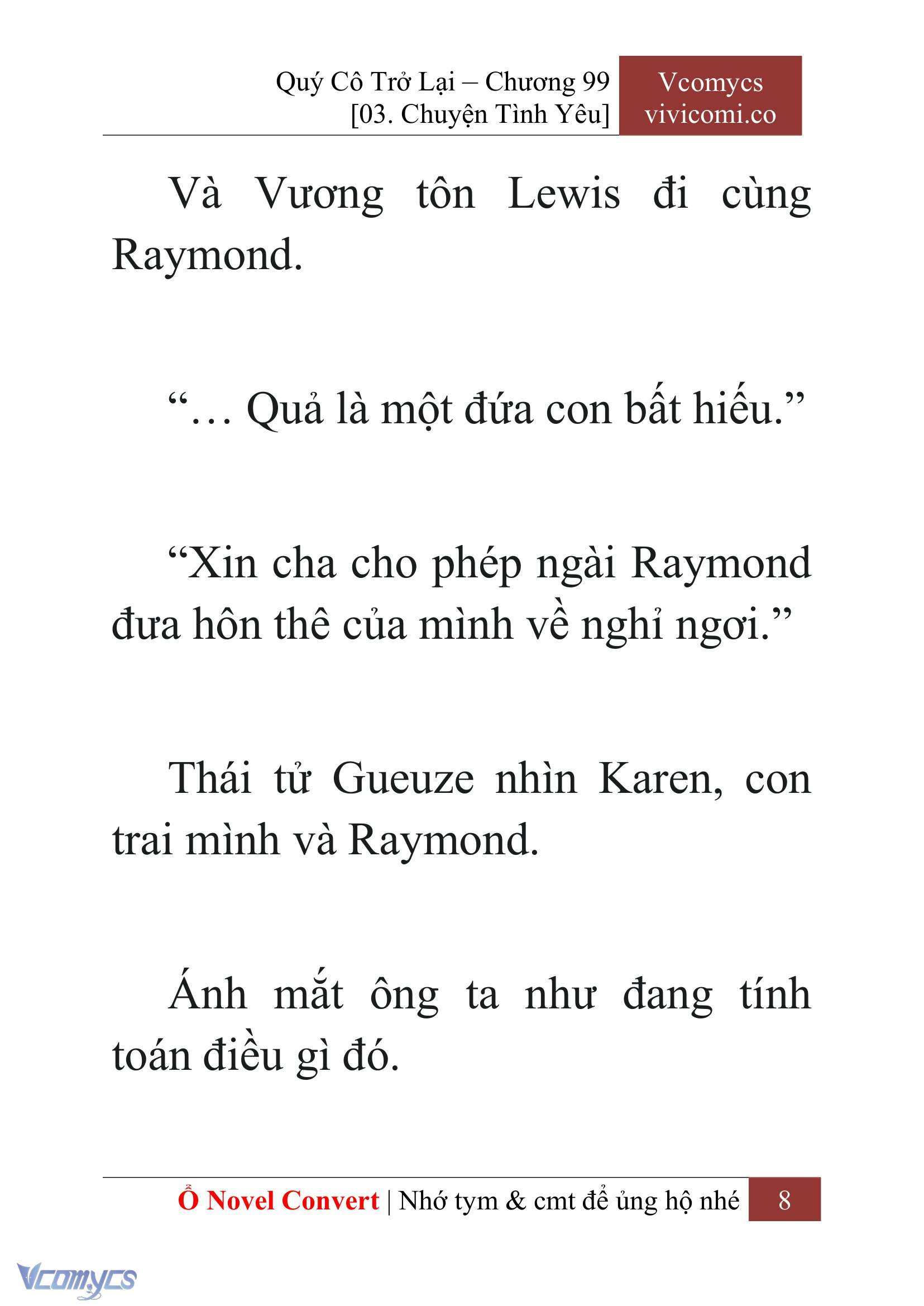 [Novel] Quý Cô Trở Lại Chapter 99 - Trang 11