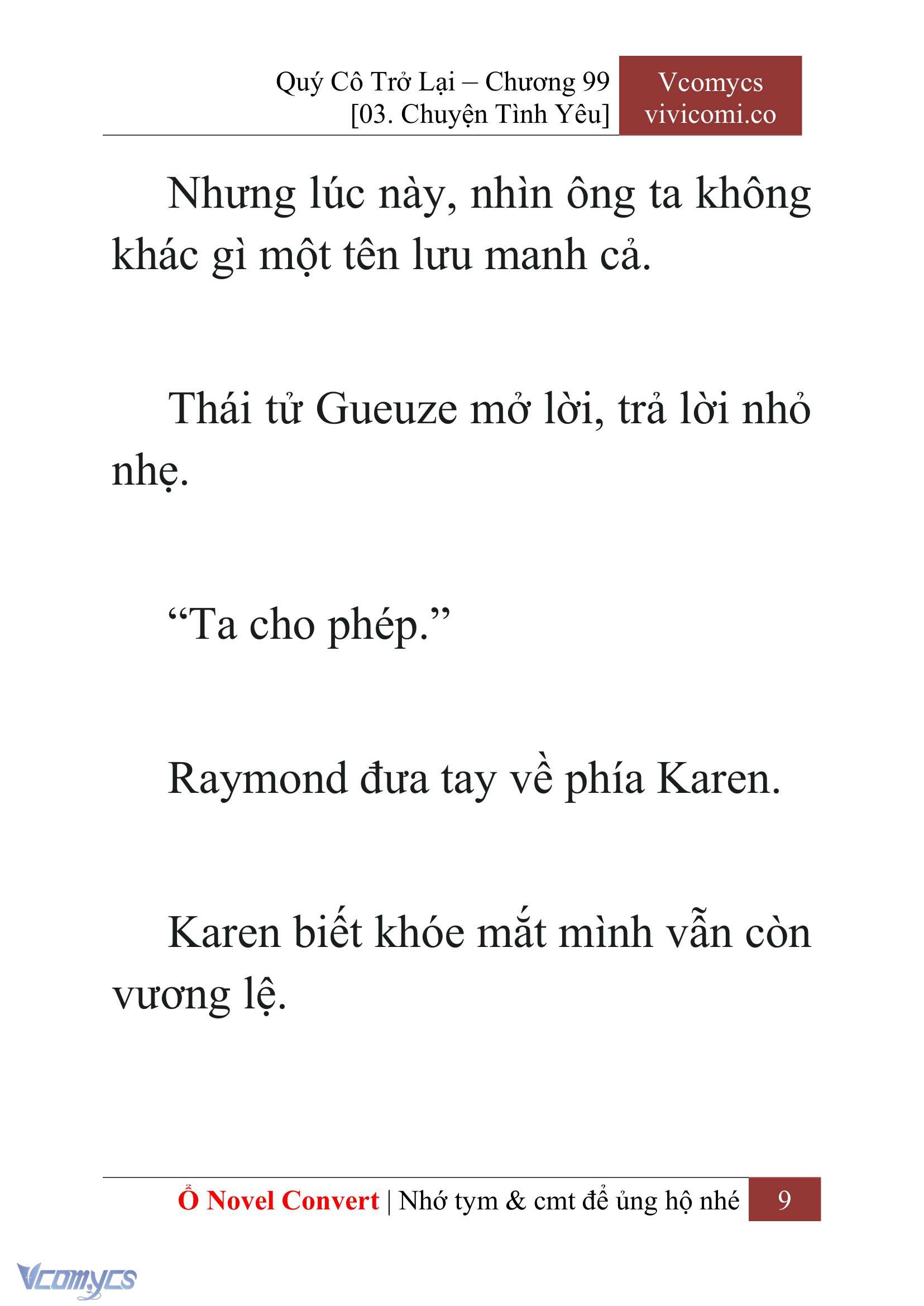 [Novel] Quý Cô Trở Lại Chapter 99 - Trang 12