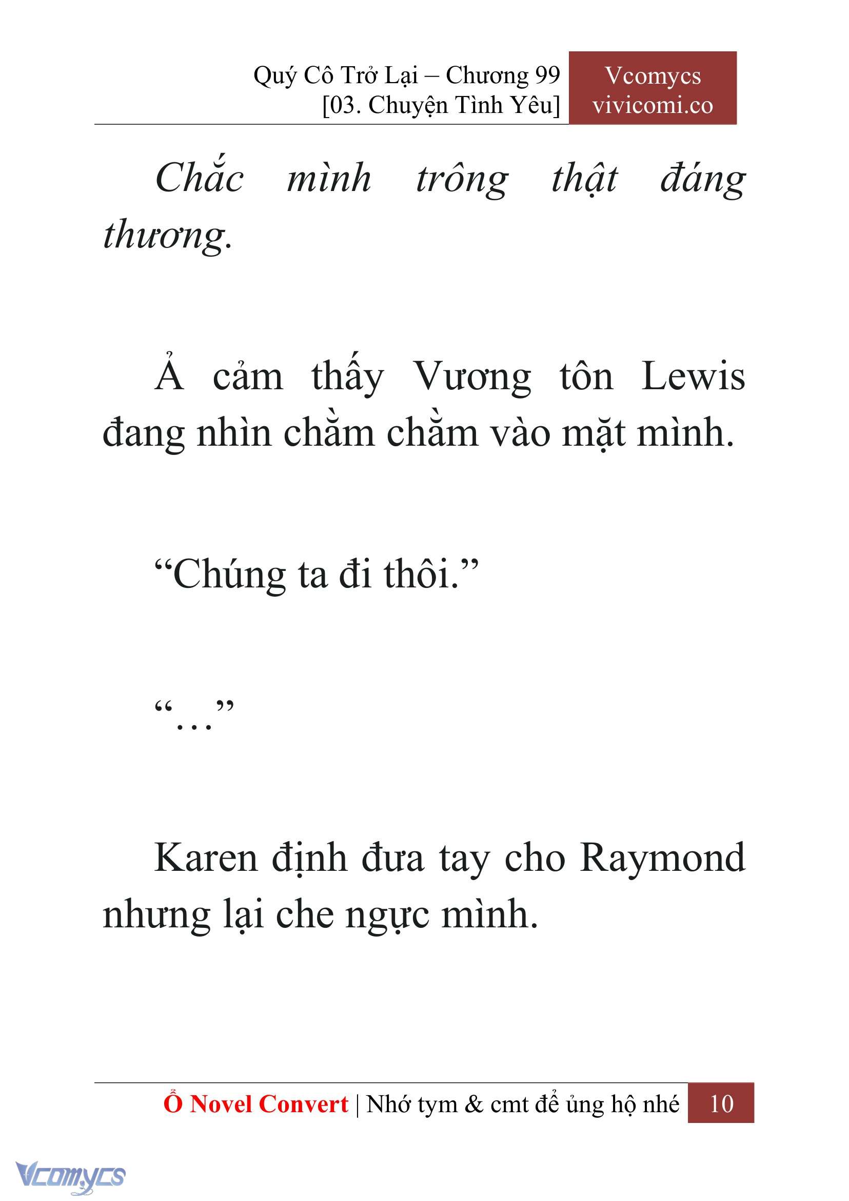 [Novel] Quý Cô Trở Lại Chapter 99 - Trang 13