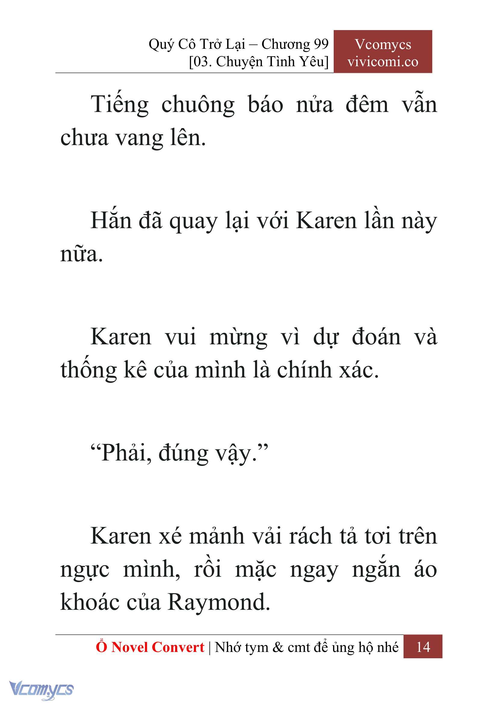 [Novel] Quý Cô Trở Lại Chapter 99 - Trang 17