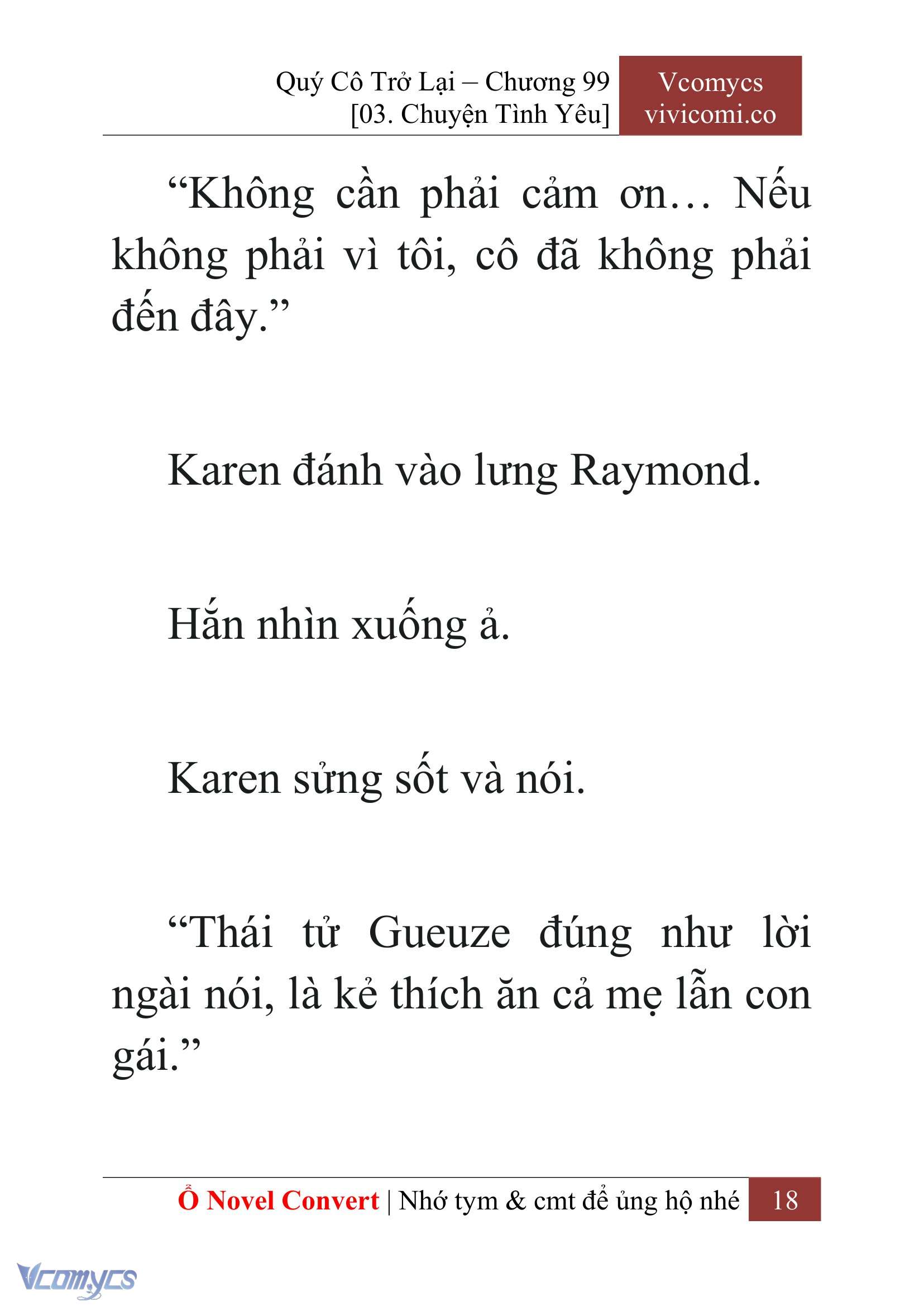 [Novel] Quý Cô Trở Lại Chapter 99 - Trang 21