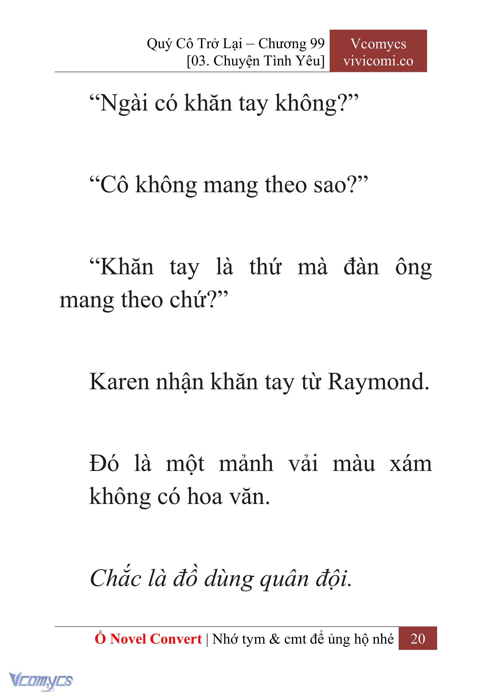[Novel] Quý Cô Trở Lại Chapter 99 - Trang 23