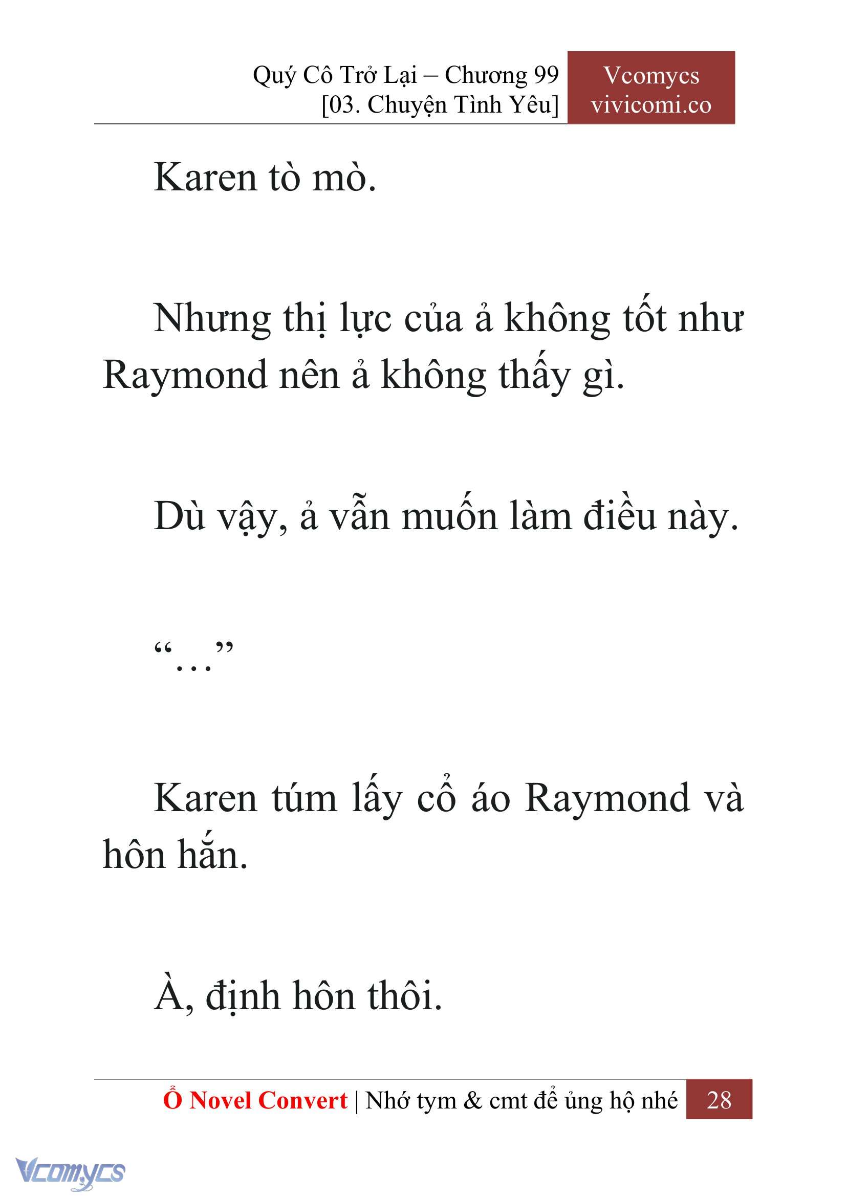 [Novel] Quý Cô Trở Lại Chapter 99 - Trang 31