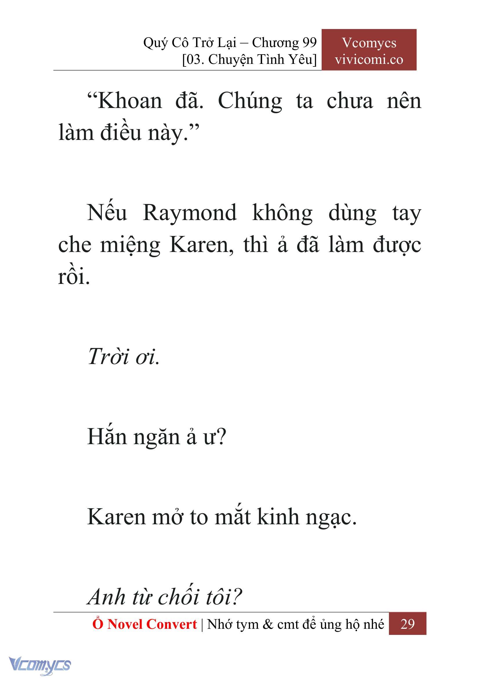[Novel] Quý Cô Trở Lại Chapter 99 - Trang 32