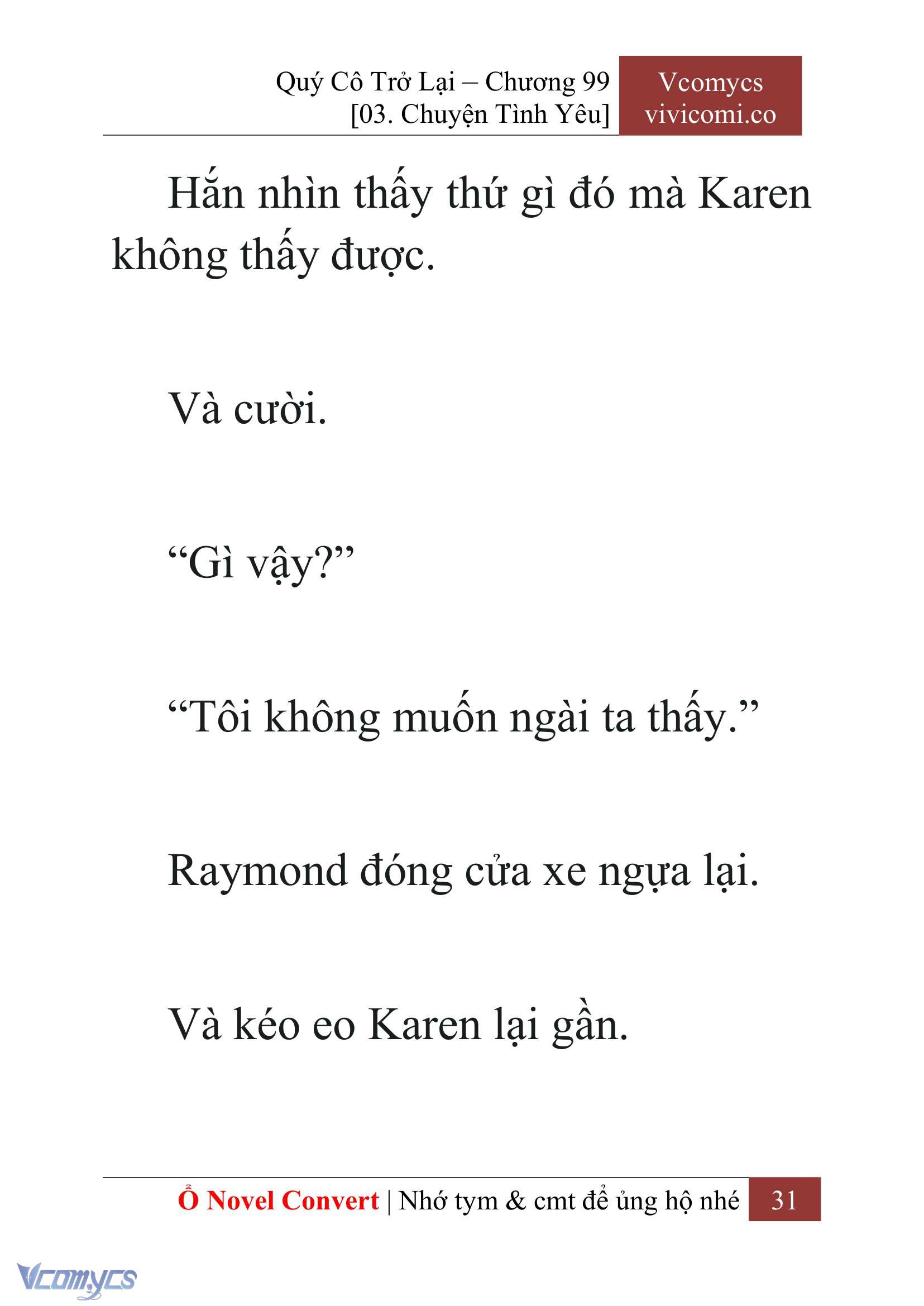 [Novel] Quý Cô Trở Lại Chapter 99 - Trang 34
