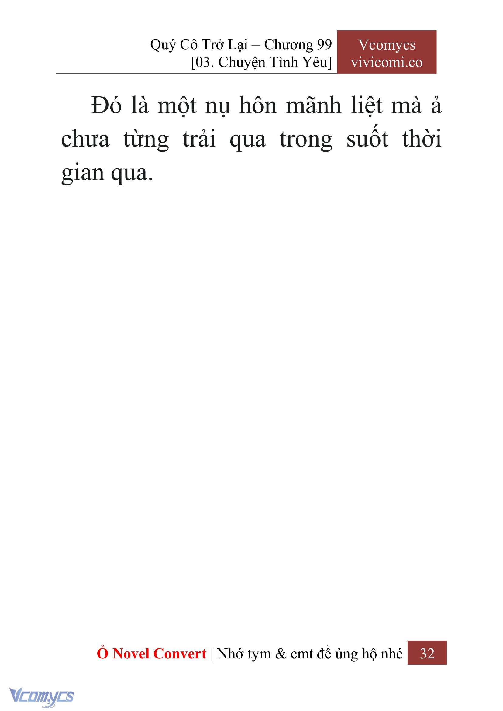 [Novel] Quý Cô Trở Lại Chapter 99 - Trang 35