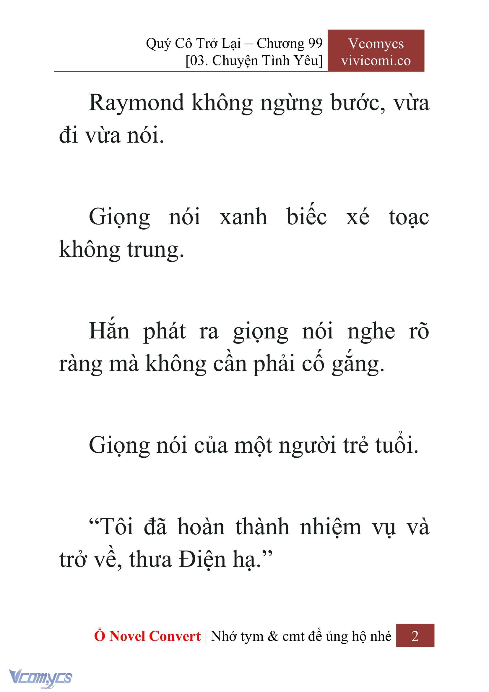 [Novel] Quý Cô Trở Lại Chapter 99 - Trang 5