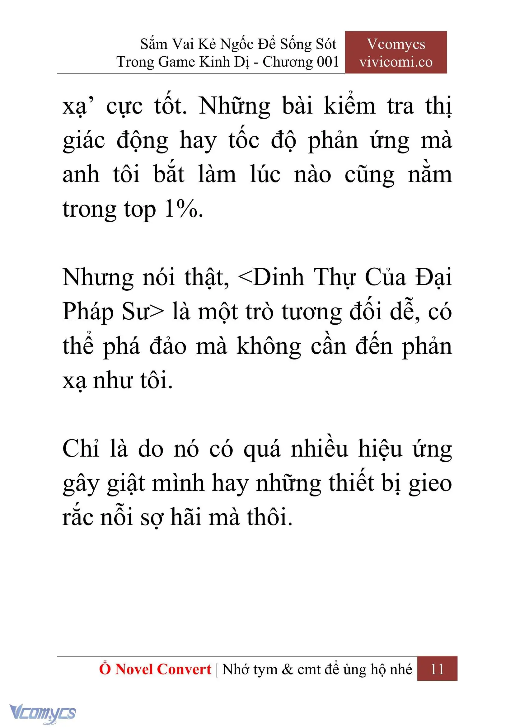 [Novel] Sắm Vai Kẻ Ngốc Để Sống Sót Trong Game Kinh Dị Chapter 1 - Trang 15