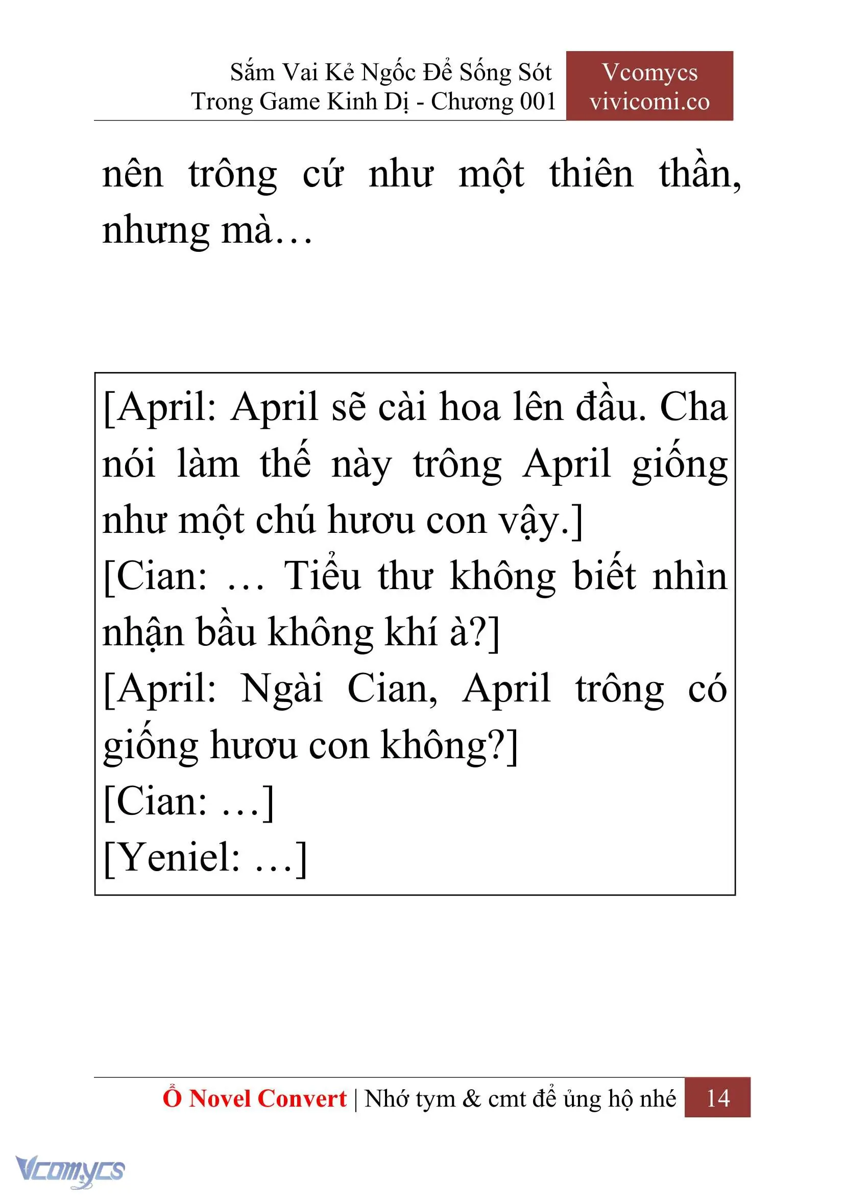 [Novel] Sắm Vai Kẻ Ngốc Để Sống Sót Trong Game Kinh Dị Chapter 1 - Trang 18