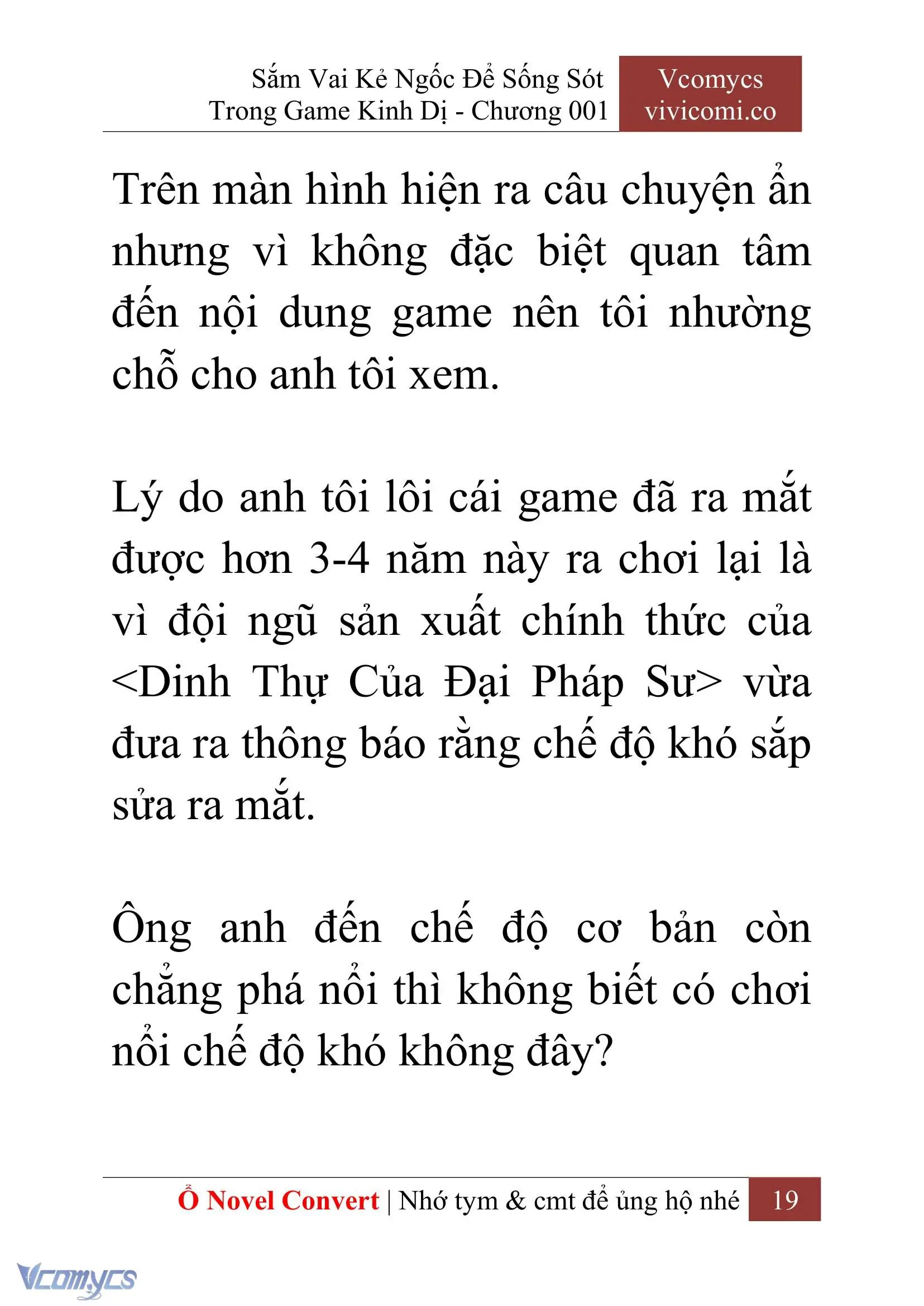 [Novel] Sắm Vai Kẻ Ngốc Để Sống Sót Trong Game Kinh Dị Chapter 1 - Trang 23