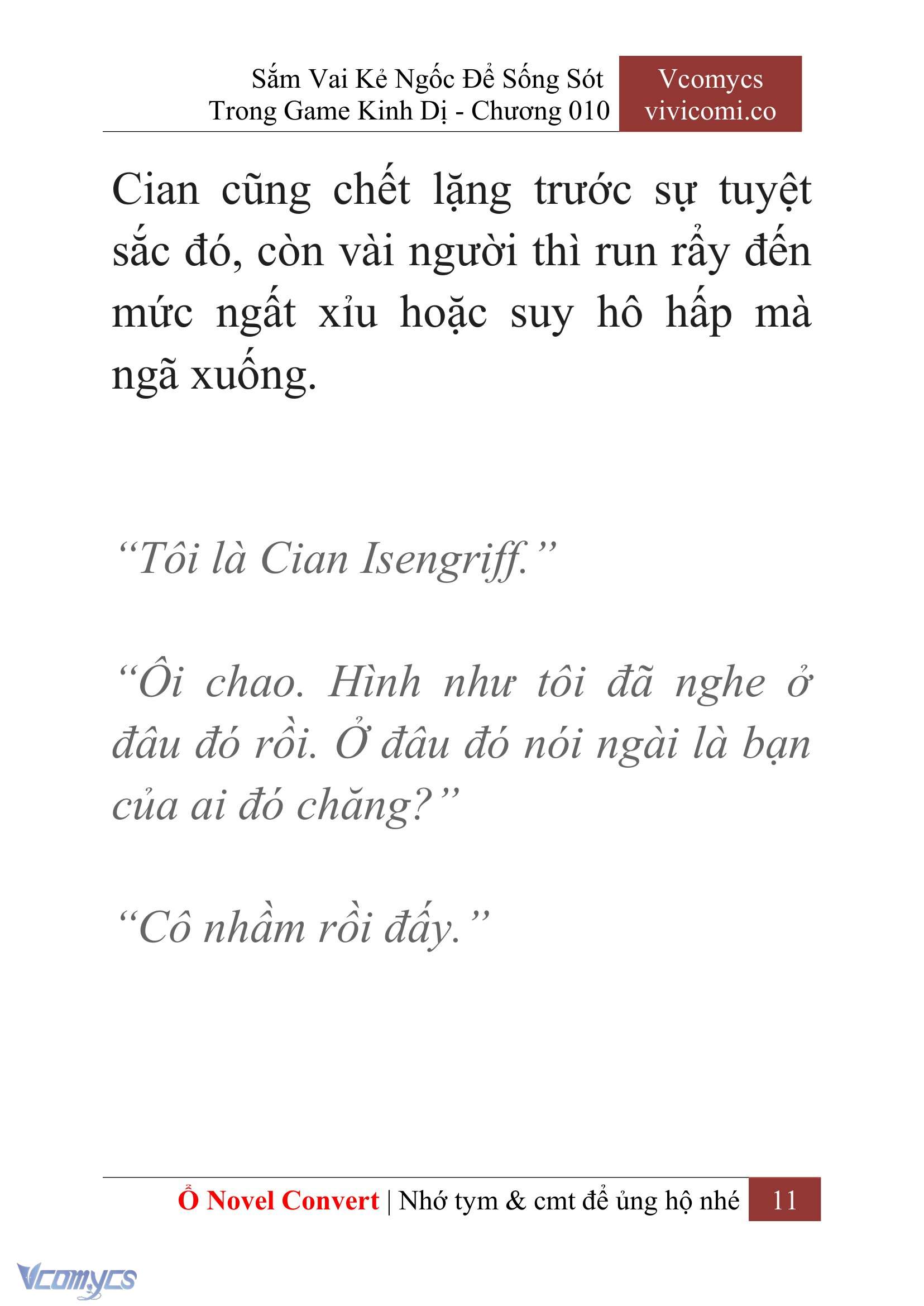 [Novel] Sắm Vai Kẻ Ngốc Để Sống Sót Trong Game Kinh Dị Chapter 10 - Trang 15