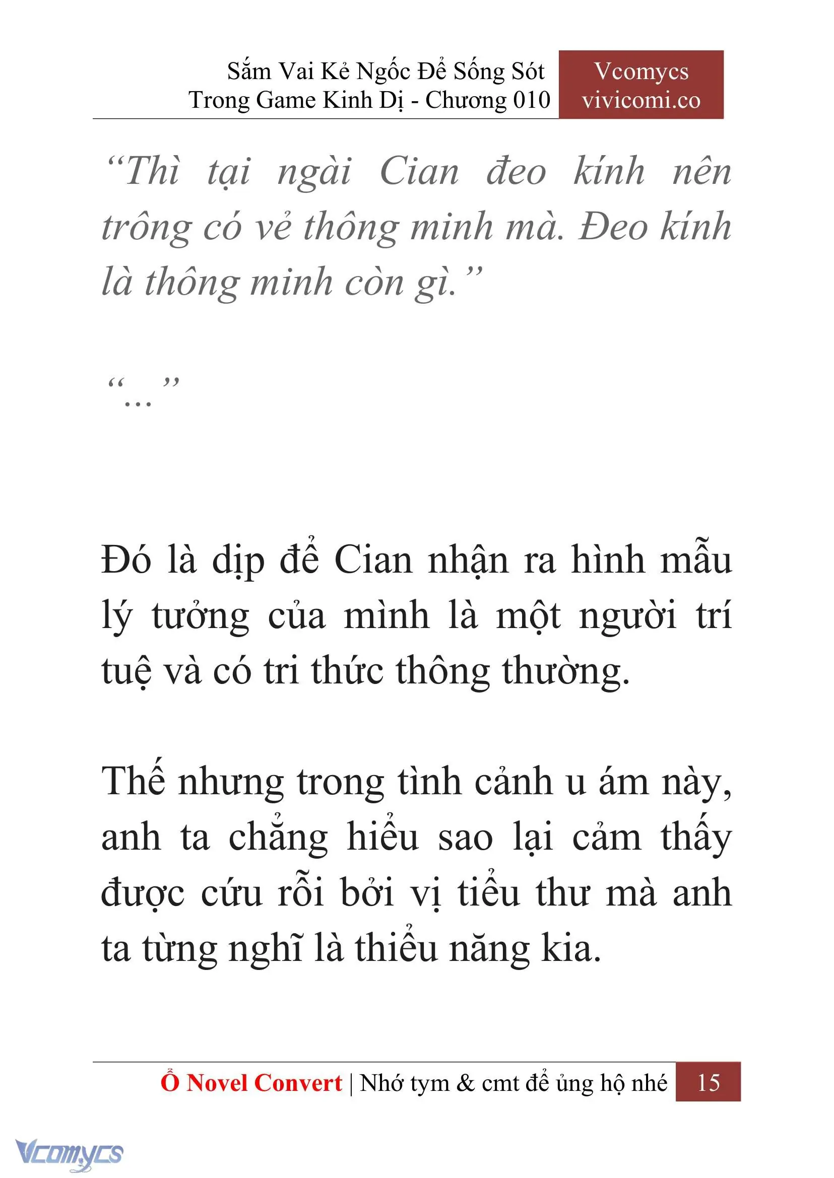 [Novel] Sắm Vai Kẻ Ngốc Để Sống Sót Trong Game Kinh Dị Chapter 10 - Trang 19
